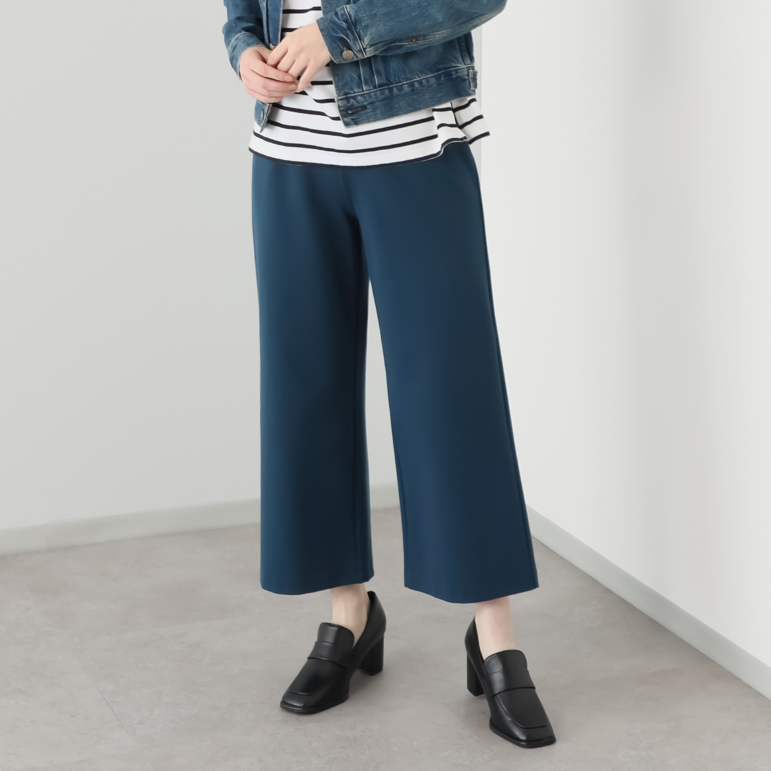 上質ごこち 吸湿発熱 プレミアム雅山（Ｒ） ワイドパンツ ＜股下６２ｃｍ＞