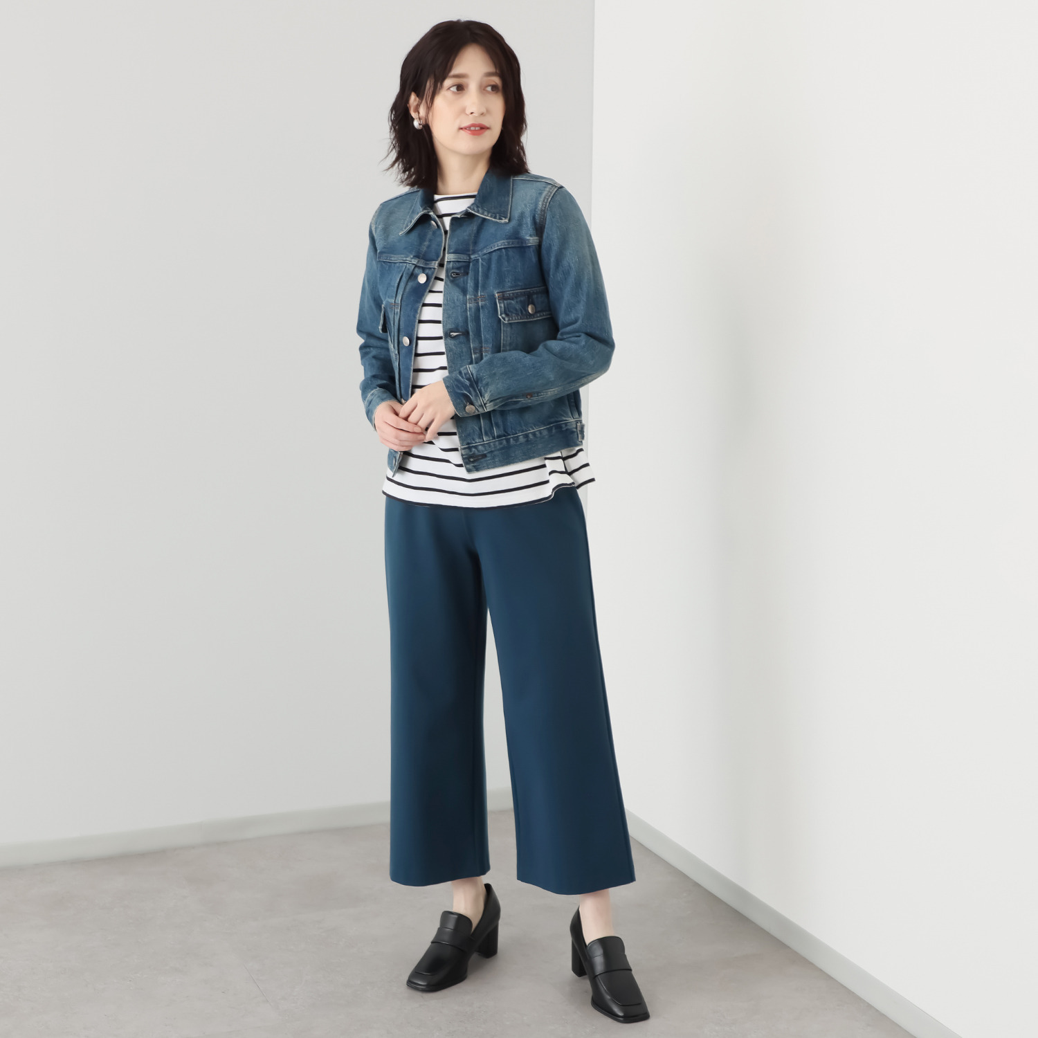 上質ごこち 吸湿発熱 プレミアム雅山（Ｒ） ワイドパンツ ＜股下６２ｃｍ＞