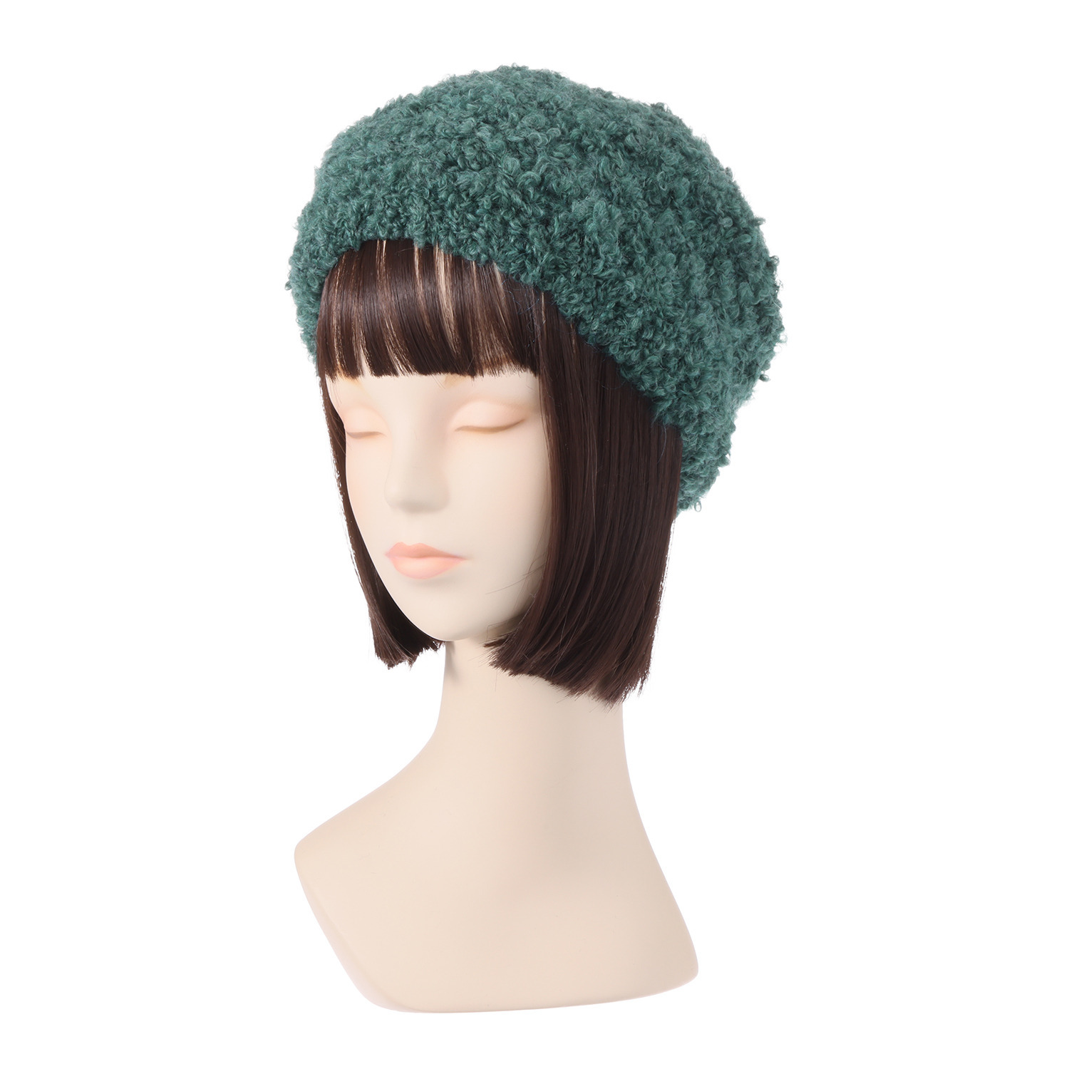 ジョナータ イタリア製 ブークレ ニットキャップ