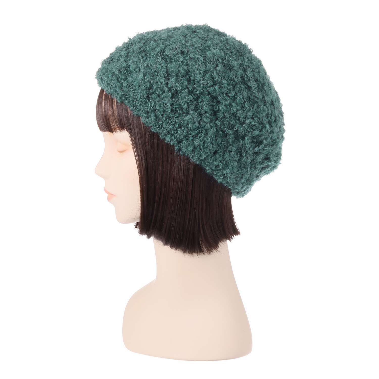 ジョナータ イタリア製 ブークレ ニットキャップ