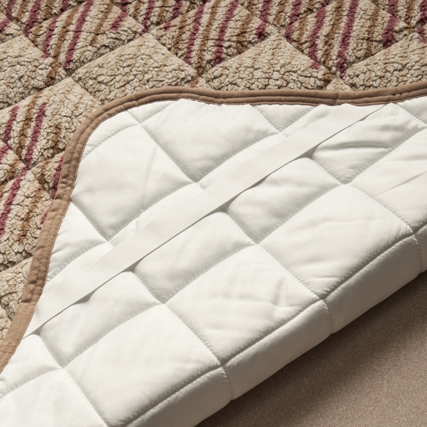 ｎｉｓｈｉｋａｗａ 軽くてふわふわ！ 抗菌・消臭・蓄熱 もこもふ敷きパッド ＜ダブル＞