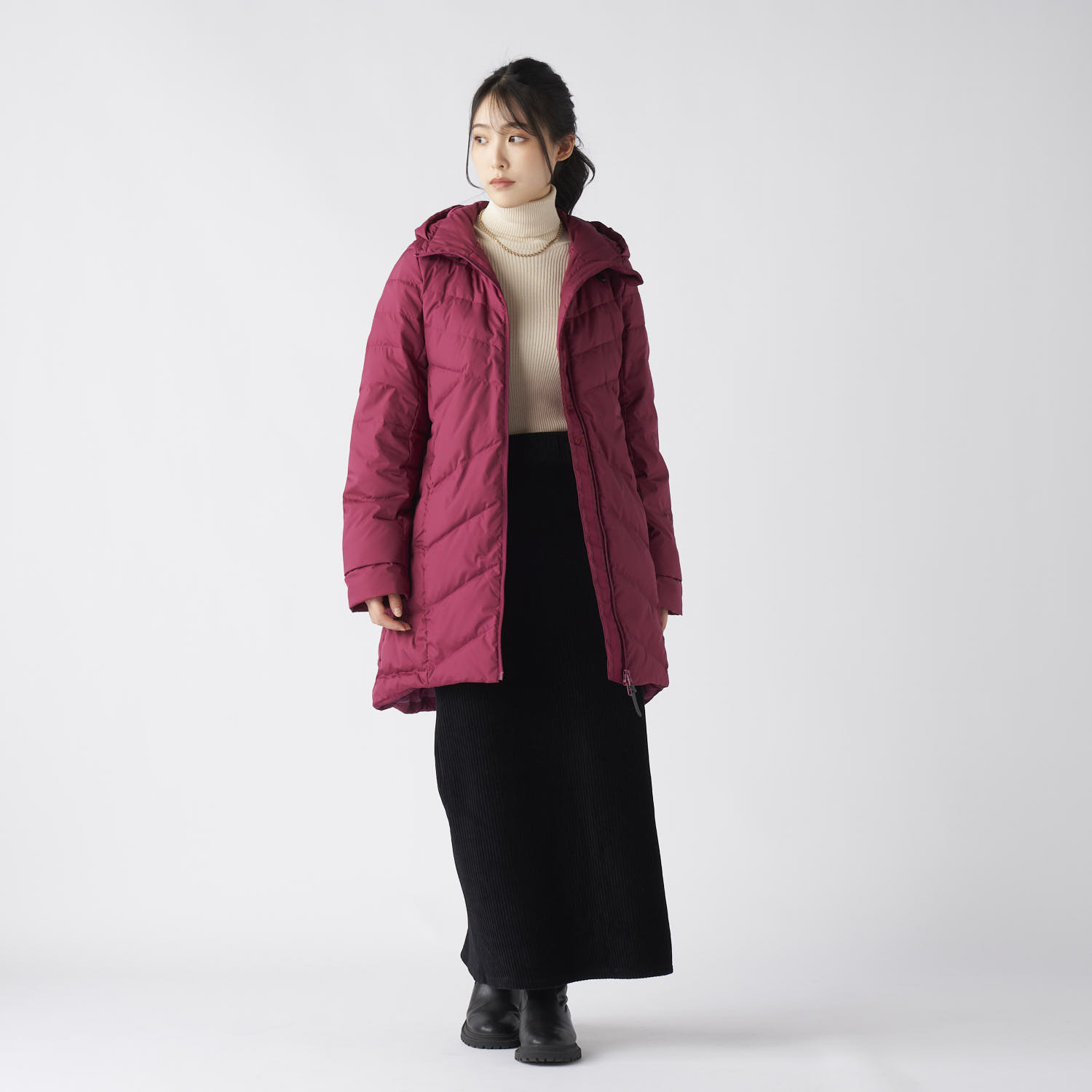 フィラ はっ水・防風 柔らかくしなやかな着心地 スペシャルダウンコート