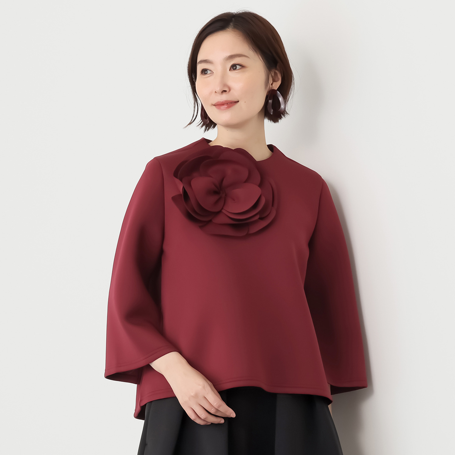 アットランティーヴァ アリア フラワーブラウス