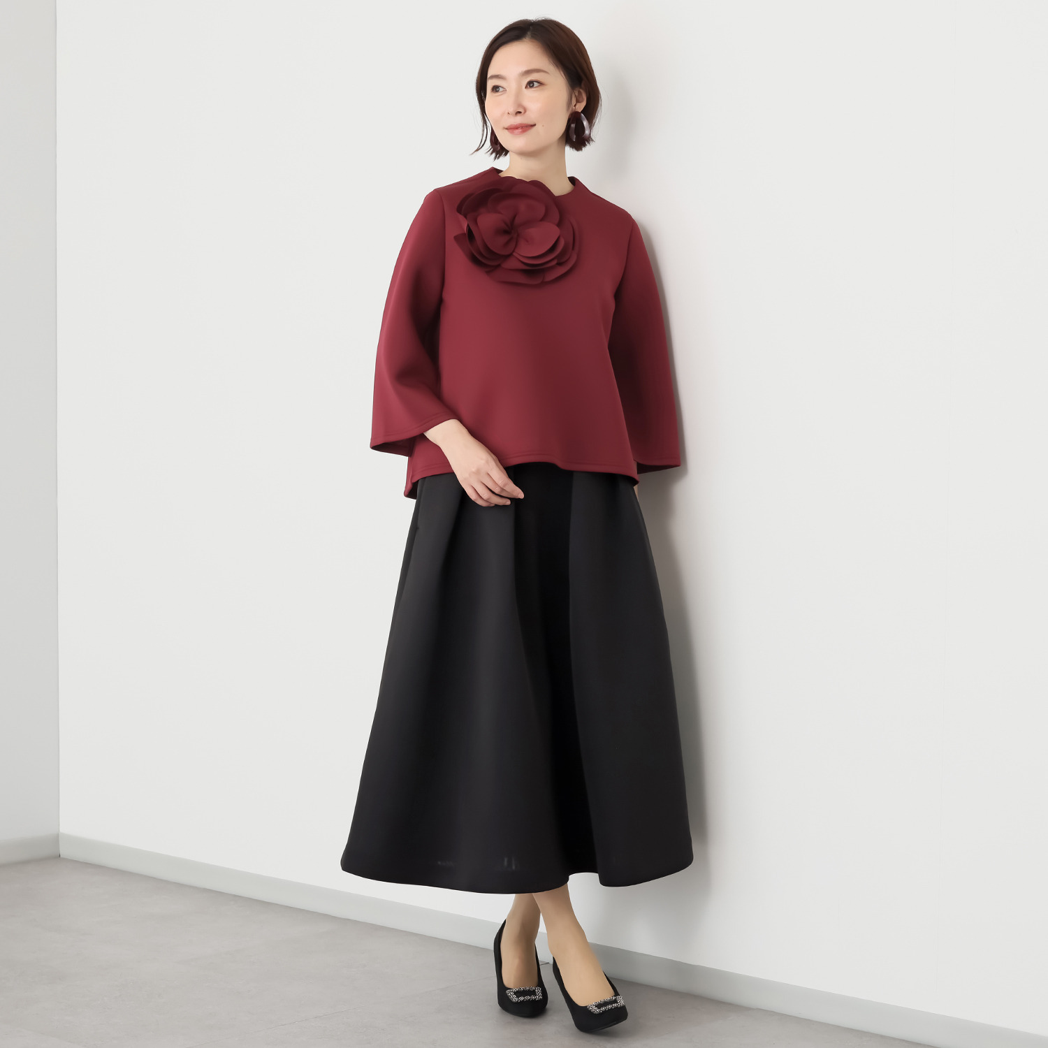 アットランティーヴァ アリア フラワーブラウス