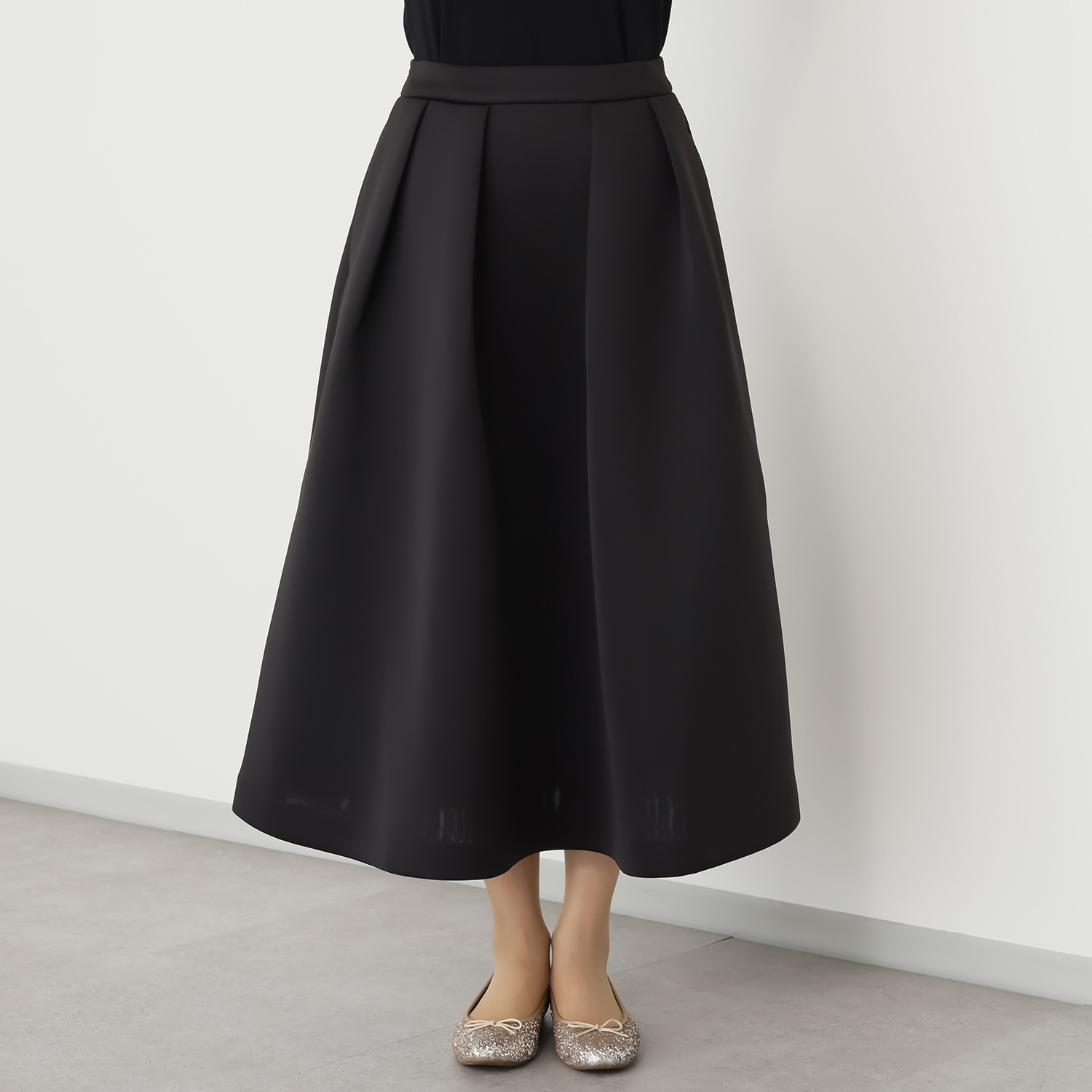 アットランティーヴァ アリア フレアースカート ＜無地＞