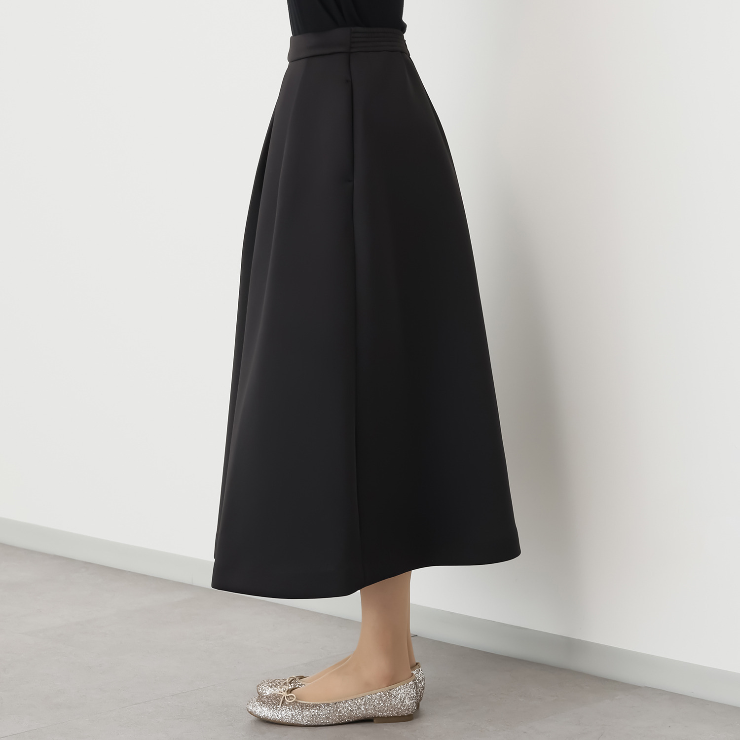 アットランティーヴァ アリア フレアースカート ＜無地＞