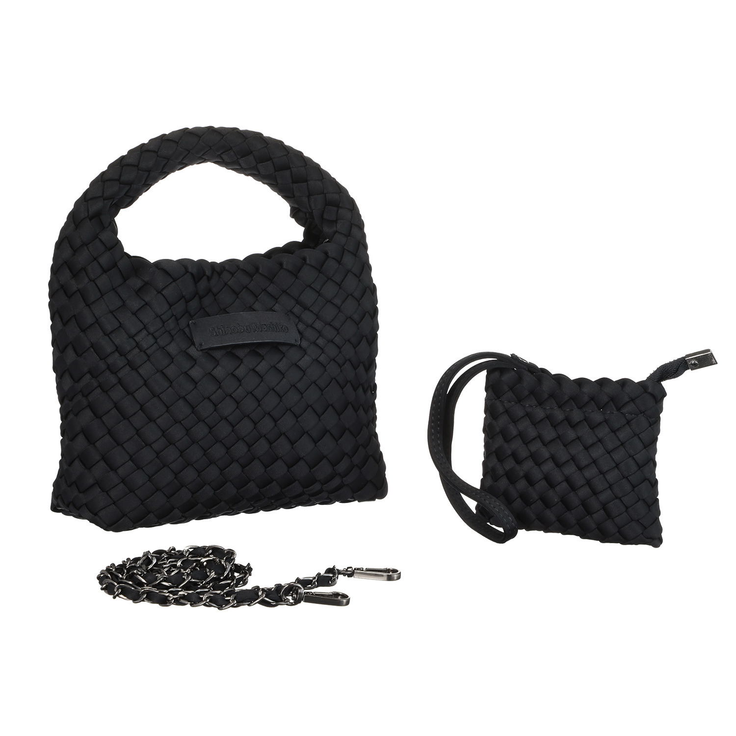 アットランティーヴァ アリア ポーチ付 メッシュミニバッグ