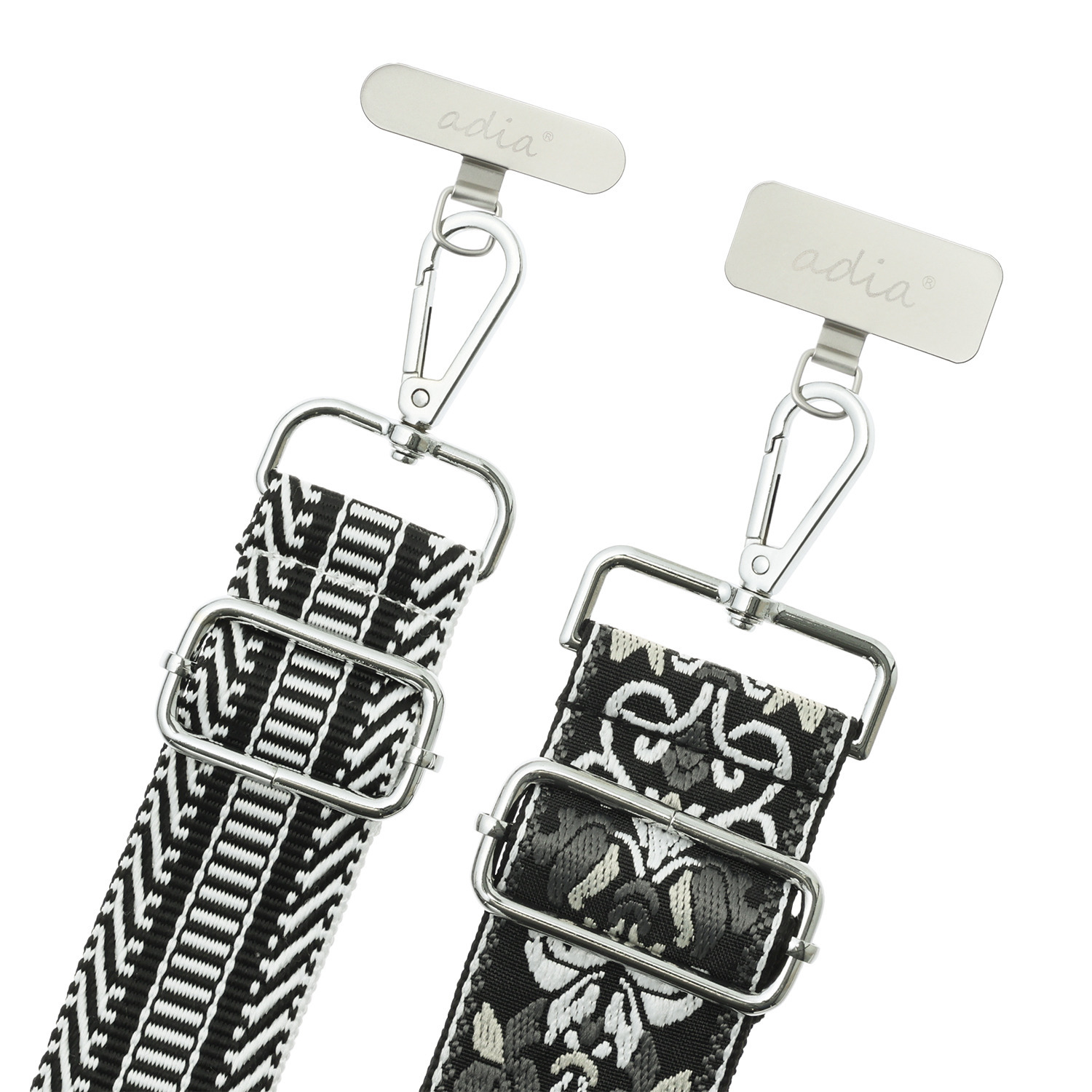 エイディア バッグやスマホが大変身！ マルチに使える ショルダーストラップ ２本セット