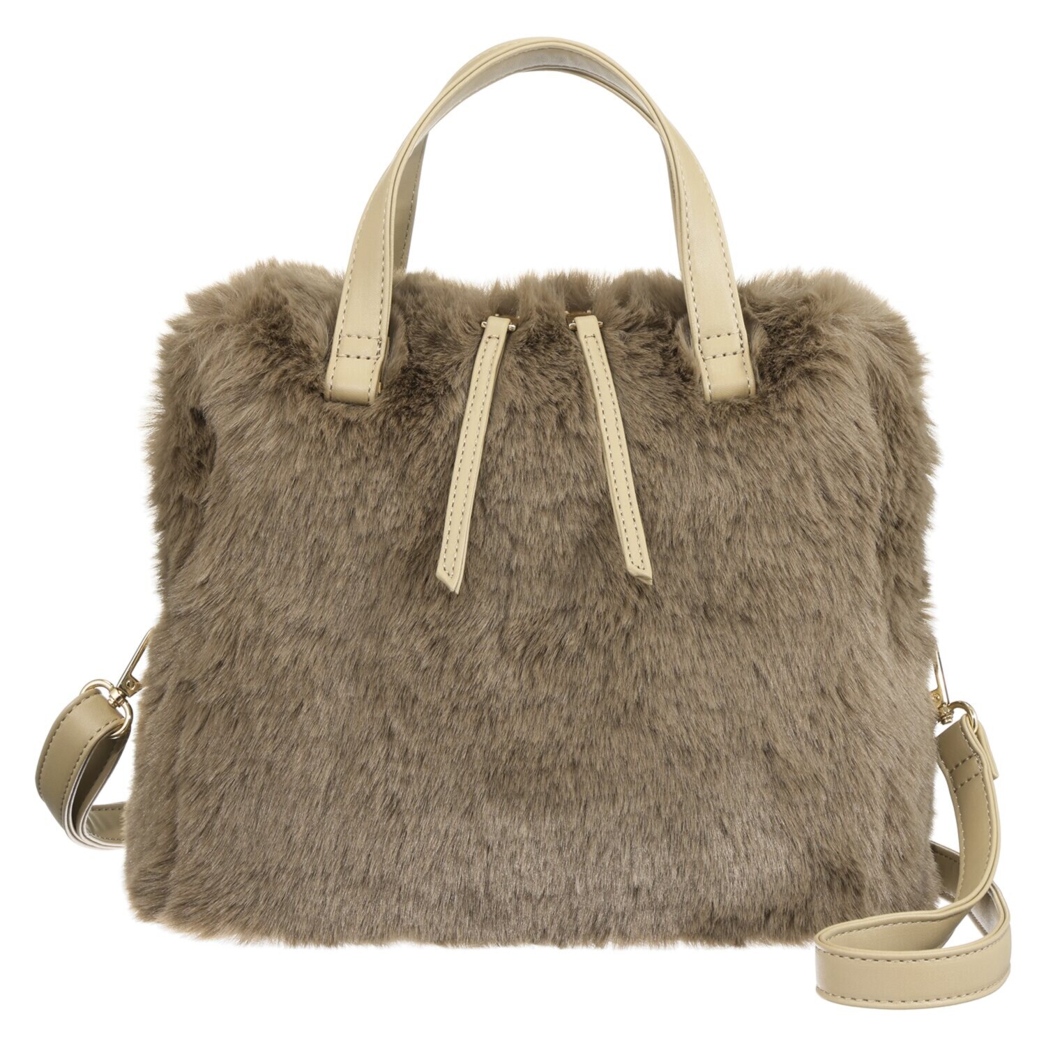 エイディア 毛並みふわふわ フェイクファー ２ウェイバッグ