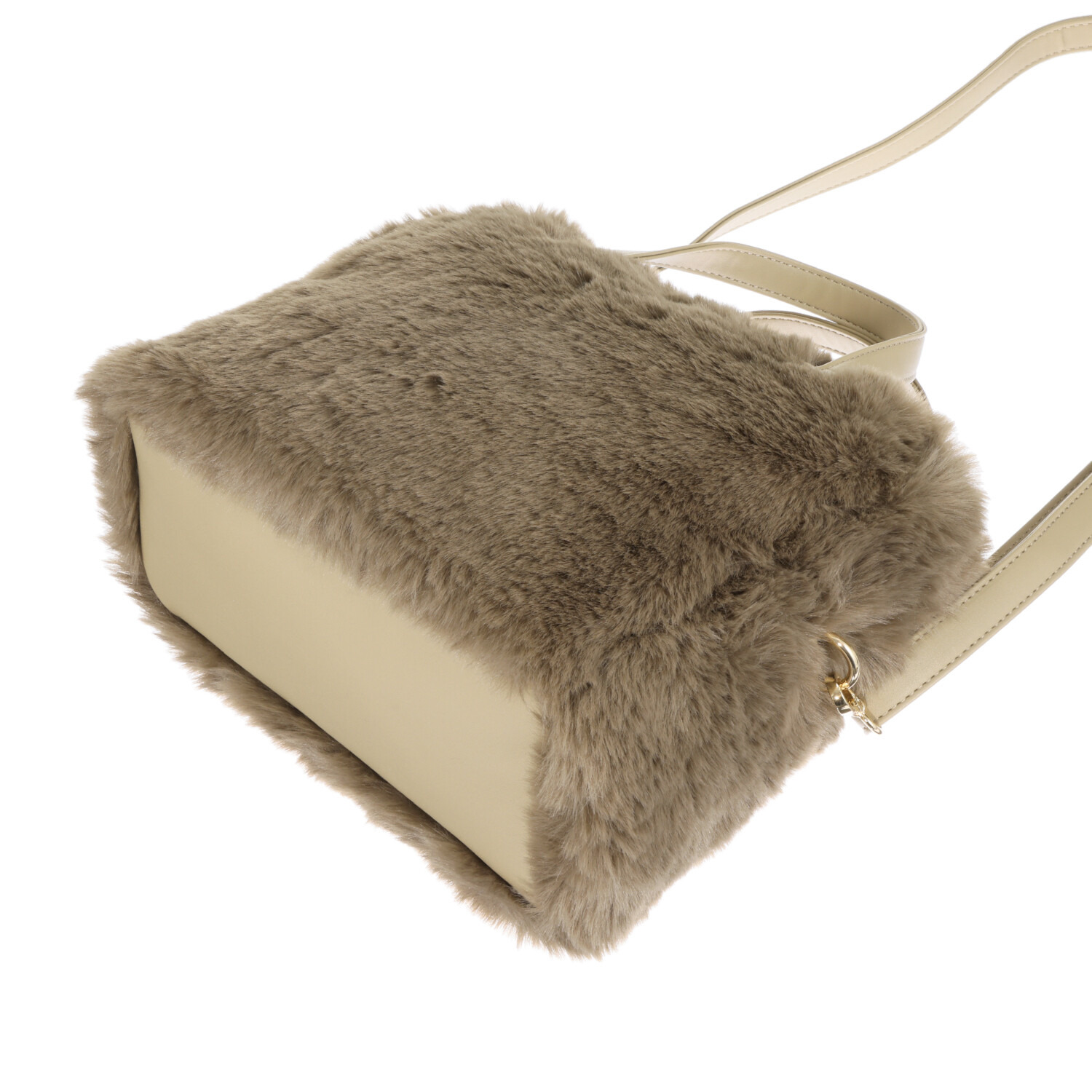 エイディア 毛並みふわふわ フェイクファー ２ウェイバッグ