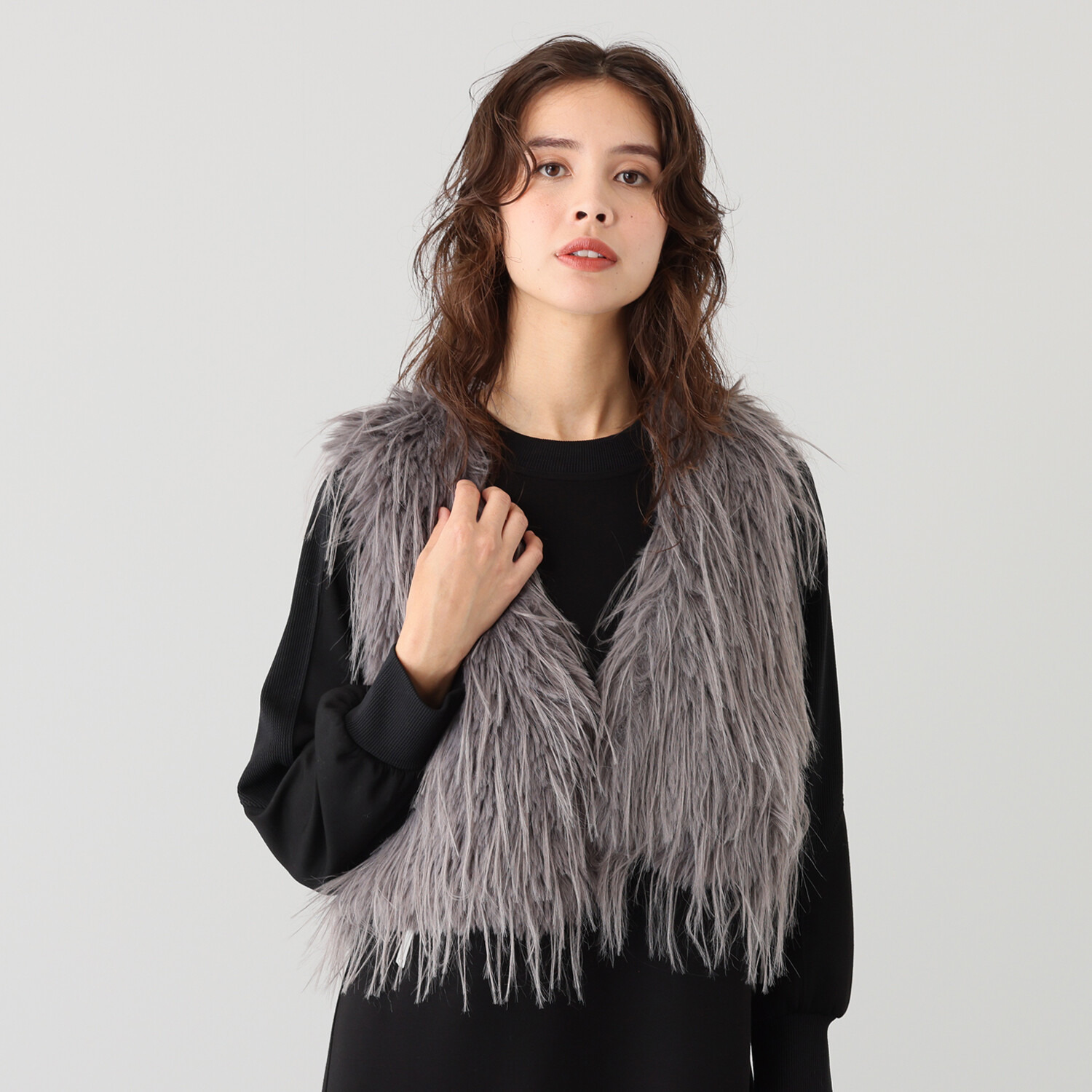 スタイル・ラヴィー ショート エコファーベスト