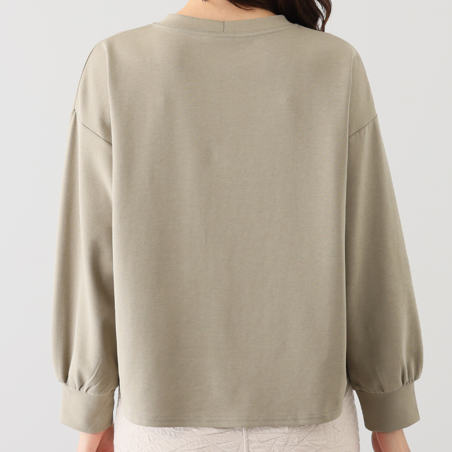 スタイル・ラヴィー コード刺しゅう ダンボールニット プルオーバー