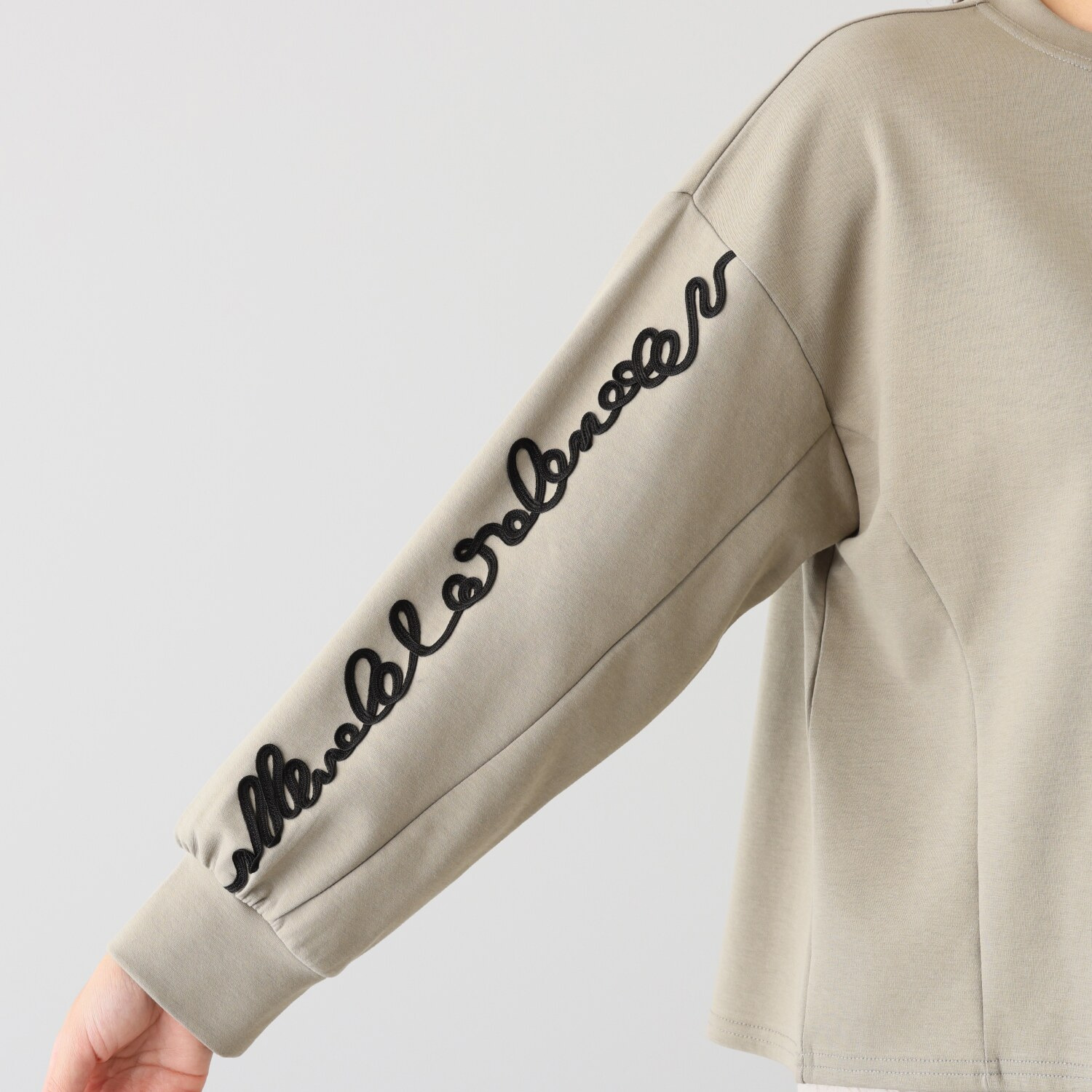 スタイル・ラヴィー コード刺しゅう ダンボールニット プルオーバー