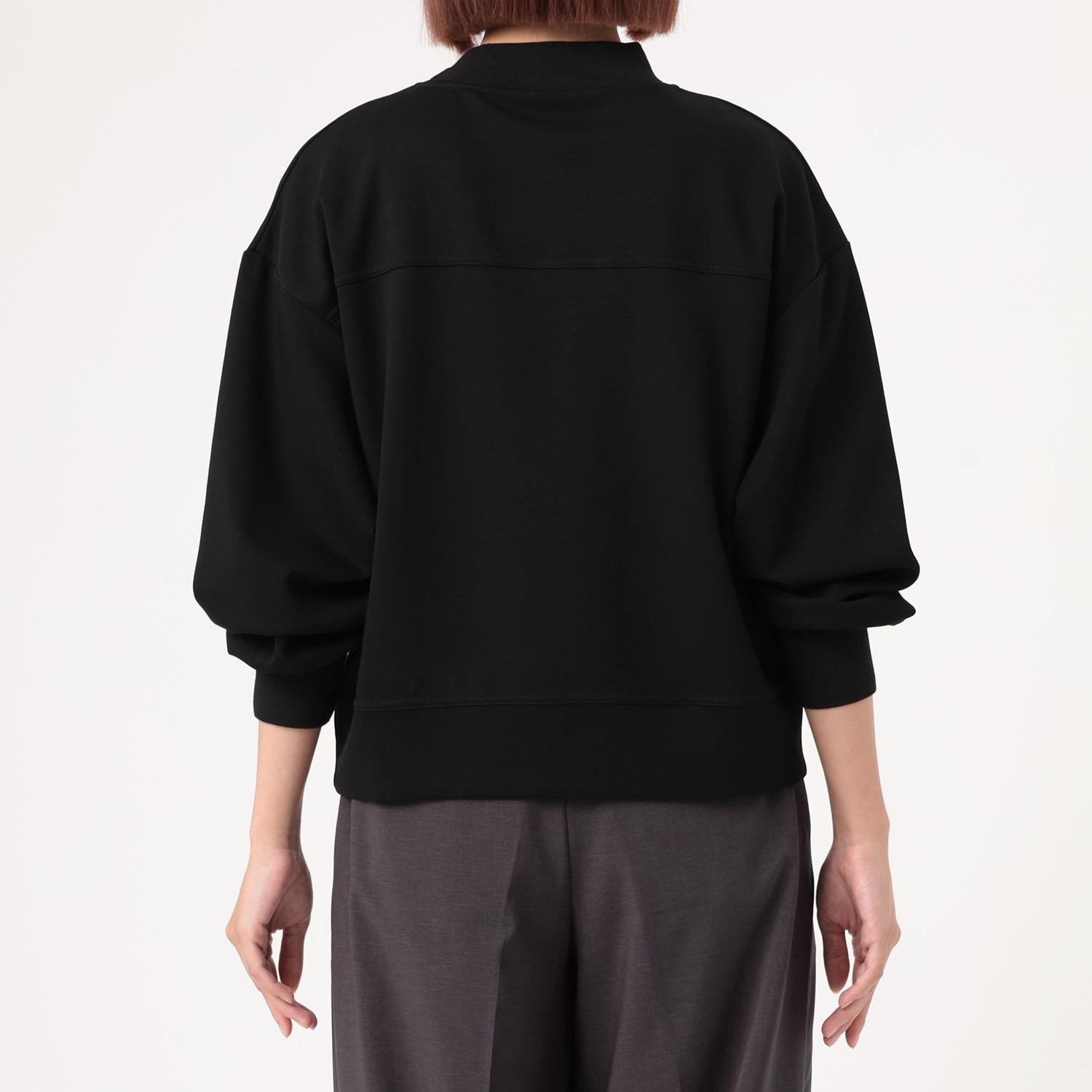 スタイル・ラヴィー ネコちゃん刺しゅう ダンボールニット プルオーバー