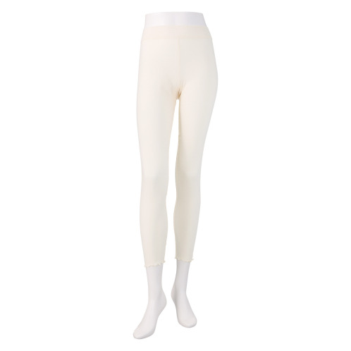 丸福ガーゼ　吸水速乾・抗菌防臭　綿モダール混　マチ付レギンス