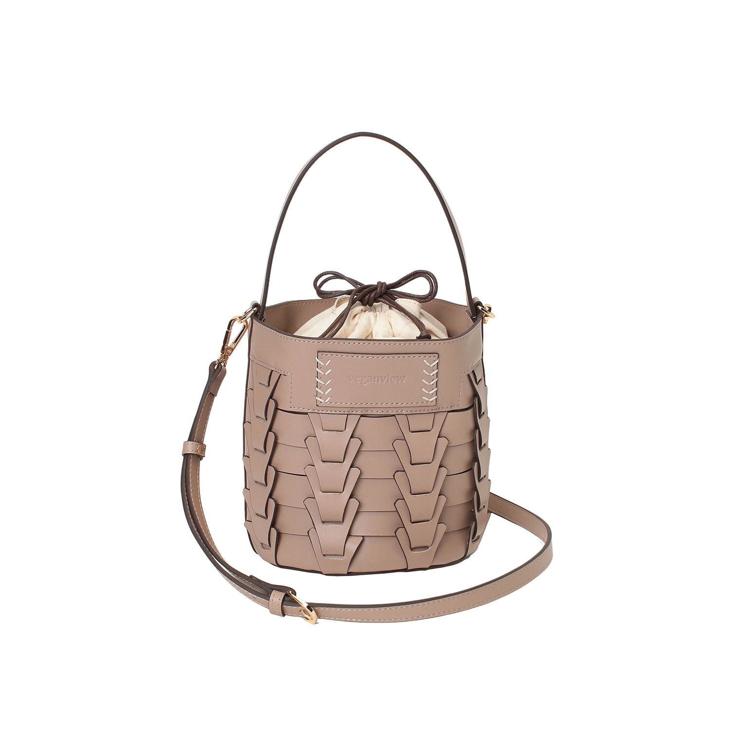 ヴィーガンヴュー Ｖメッシュ バケツ型 ２ウェイバッグ