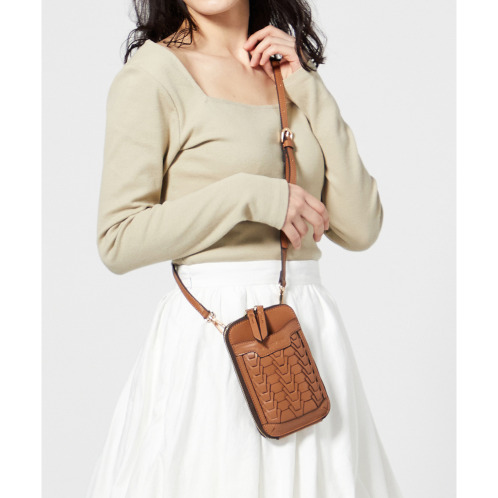 ヴィーガンヴュー　Ｖメッシュ　ラウンド　スマホポシェット