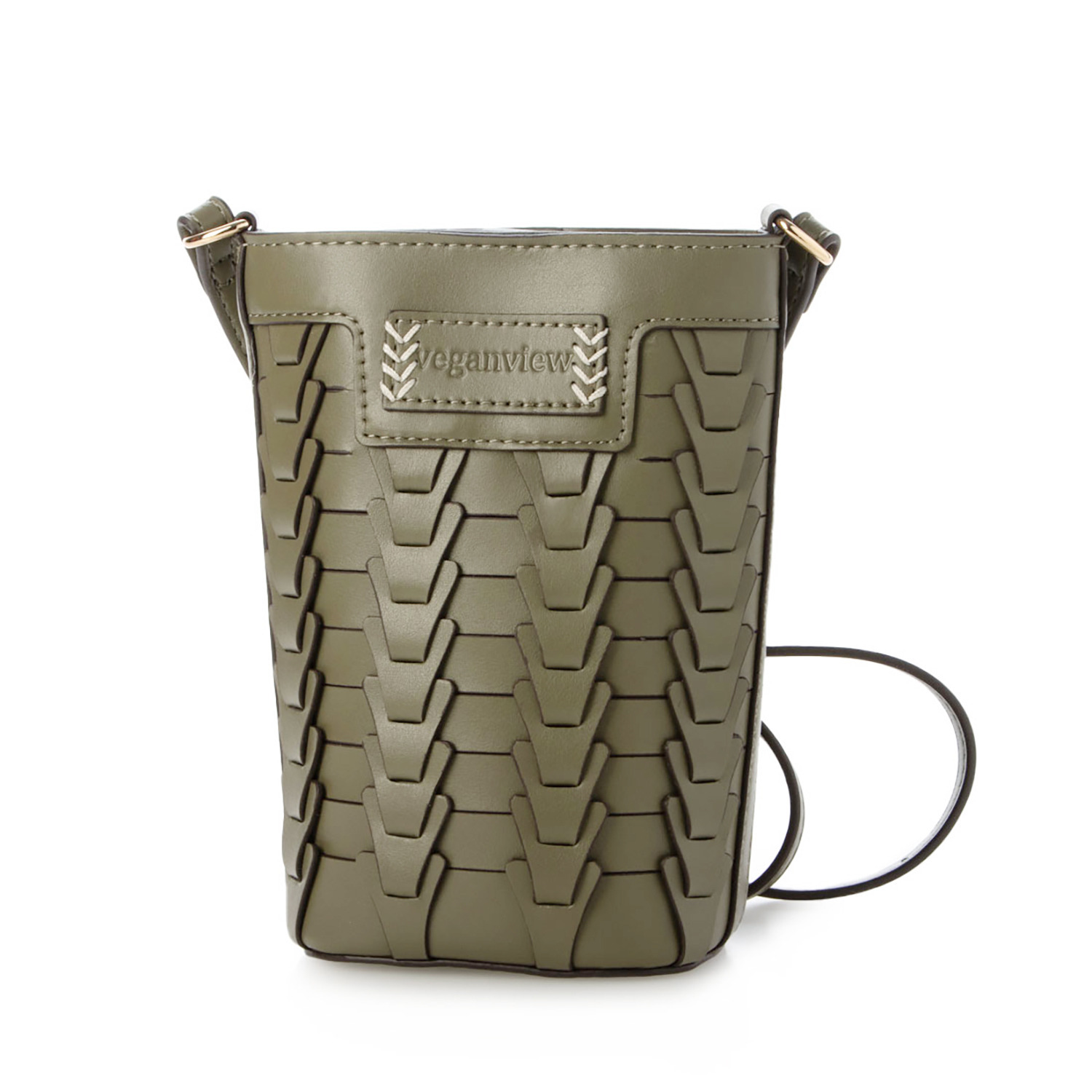 ヴィーガンヴュー Ｖメッシュ バケツ型 スマホポシェット