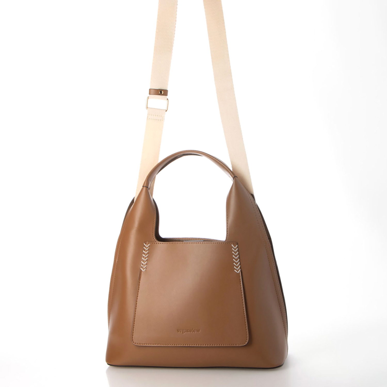 ヴィーガンヴュー 人工皮革 ２ウェイ ミニトートバッグ