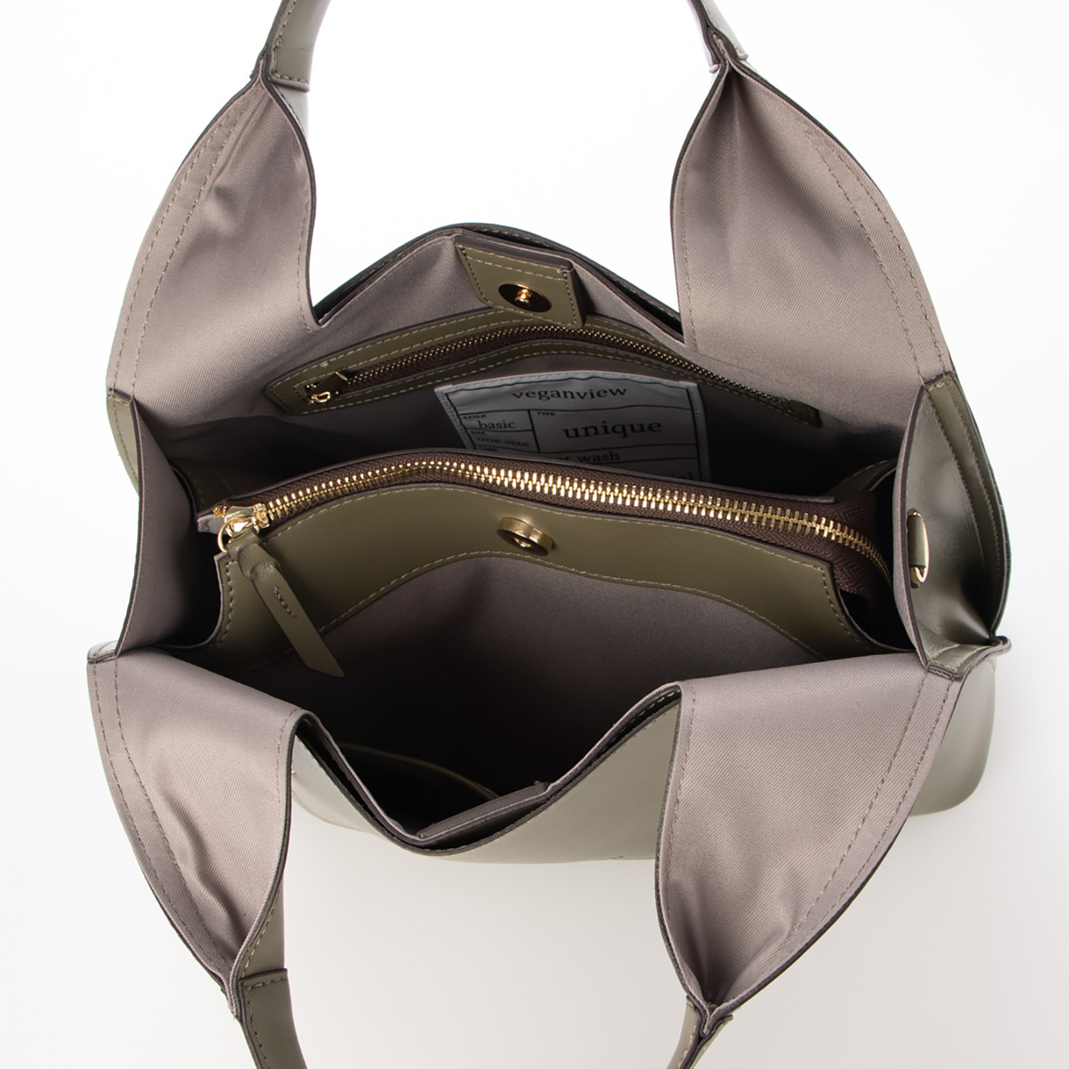 ヴィーガンヴュー 人工皮革 ２ウェイ ミニトートバッグ