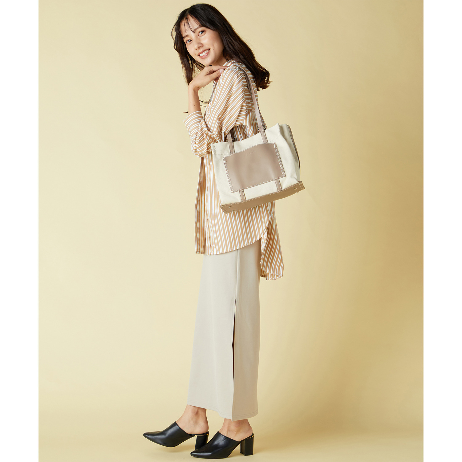 ヴィーガンヴュー キャンバス ミニトートバッグ