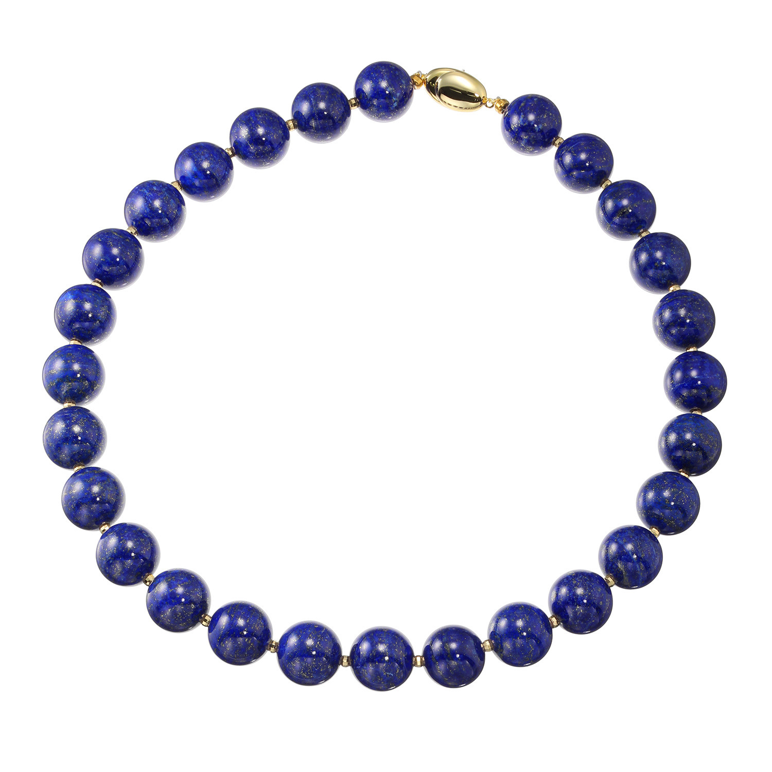 岩崎美智子コレクション シルバー ６００カラットＵＰ ラピスラズリ 大玉ネックレス