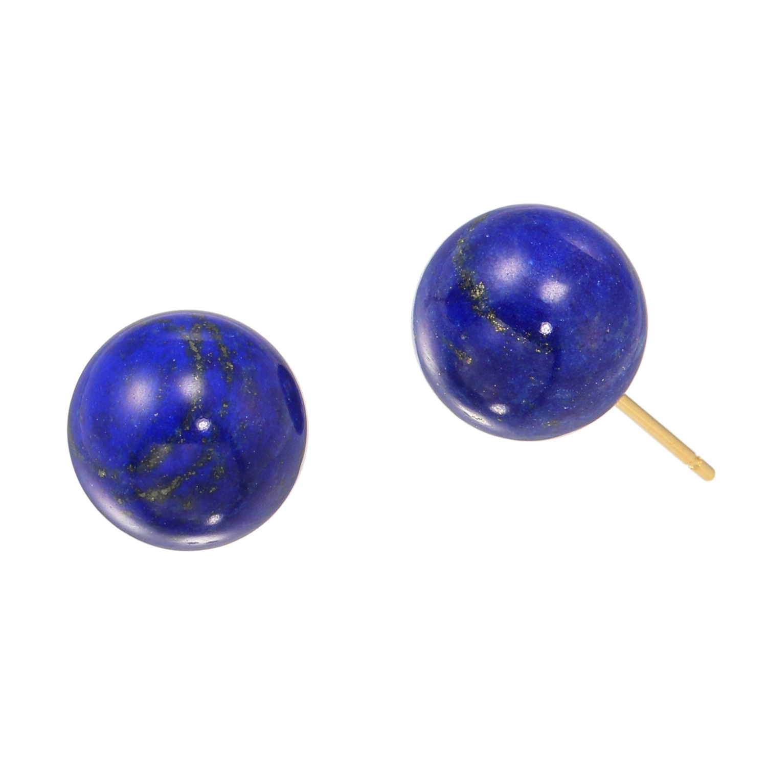 岩崎美智子コレクション ラピスラズリ ボリュームスタッド イヤリング／ピアス