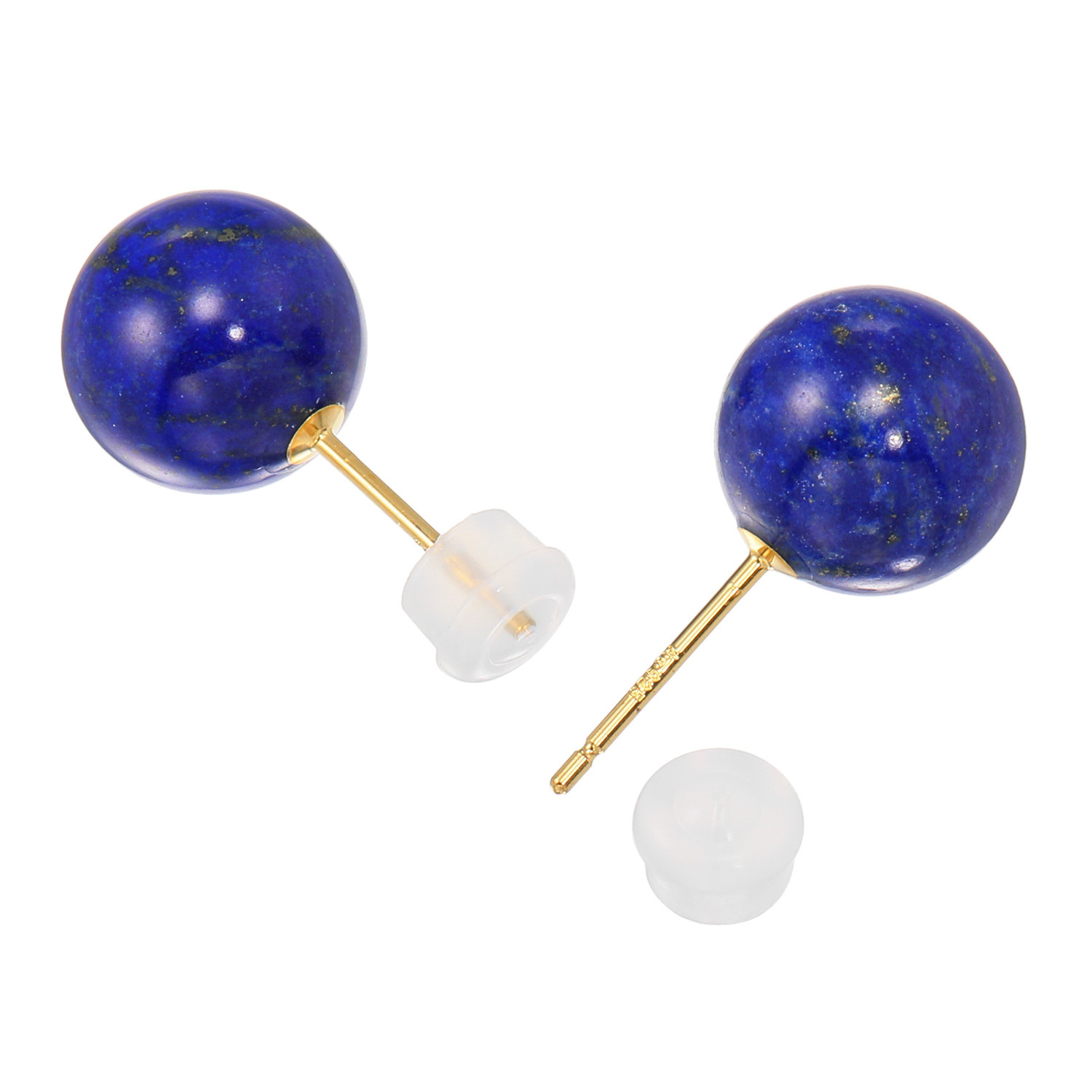 岩崎美智子コレクション ラピスラズリ ボリュームスタッド イヤリング／ピアス