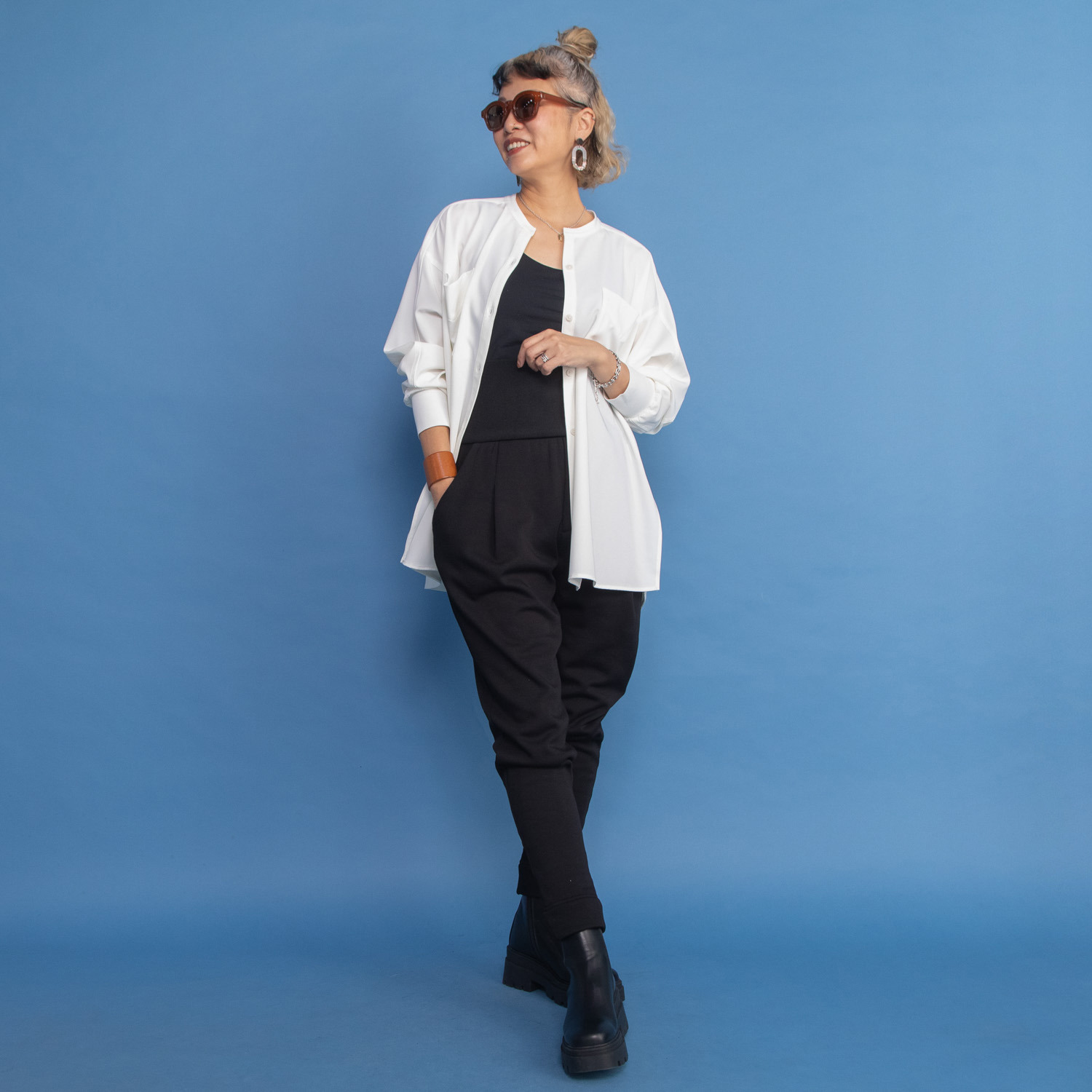 ヨーコモリモト 極上のはき心地 スタイルアップ ジョッパーズパンツ