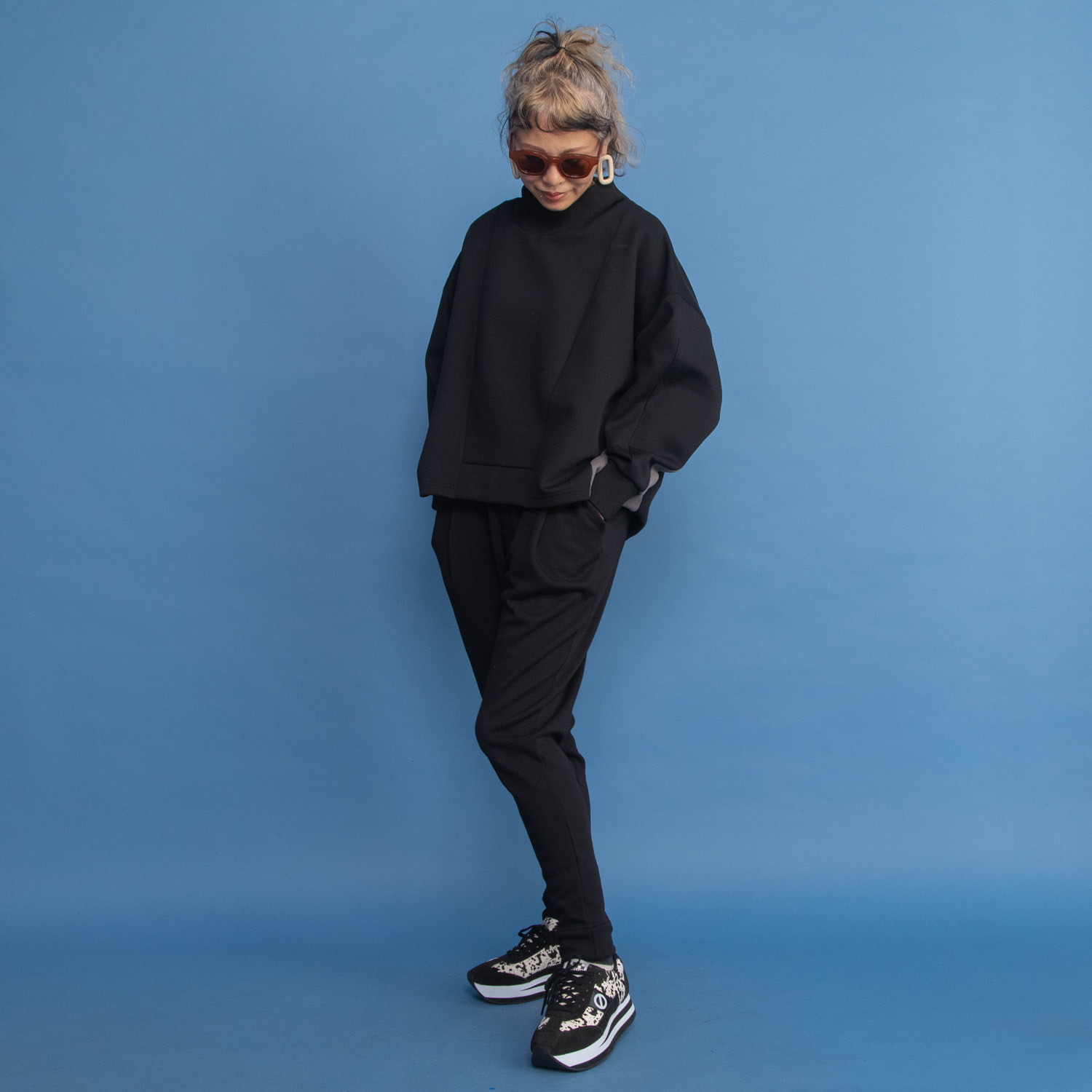 ヨーコモリモト 極上のはき心地 スタイルアップ ジョッパーズパンツ