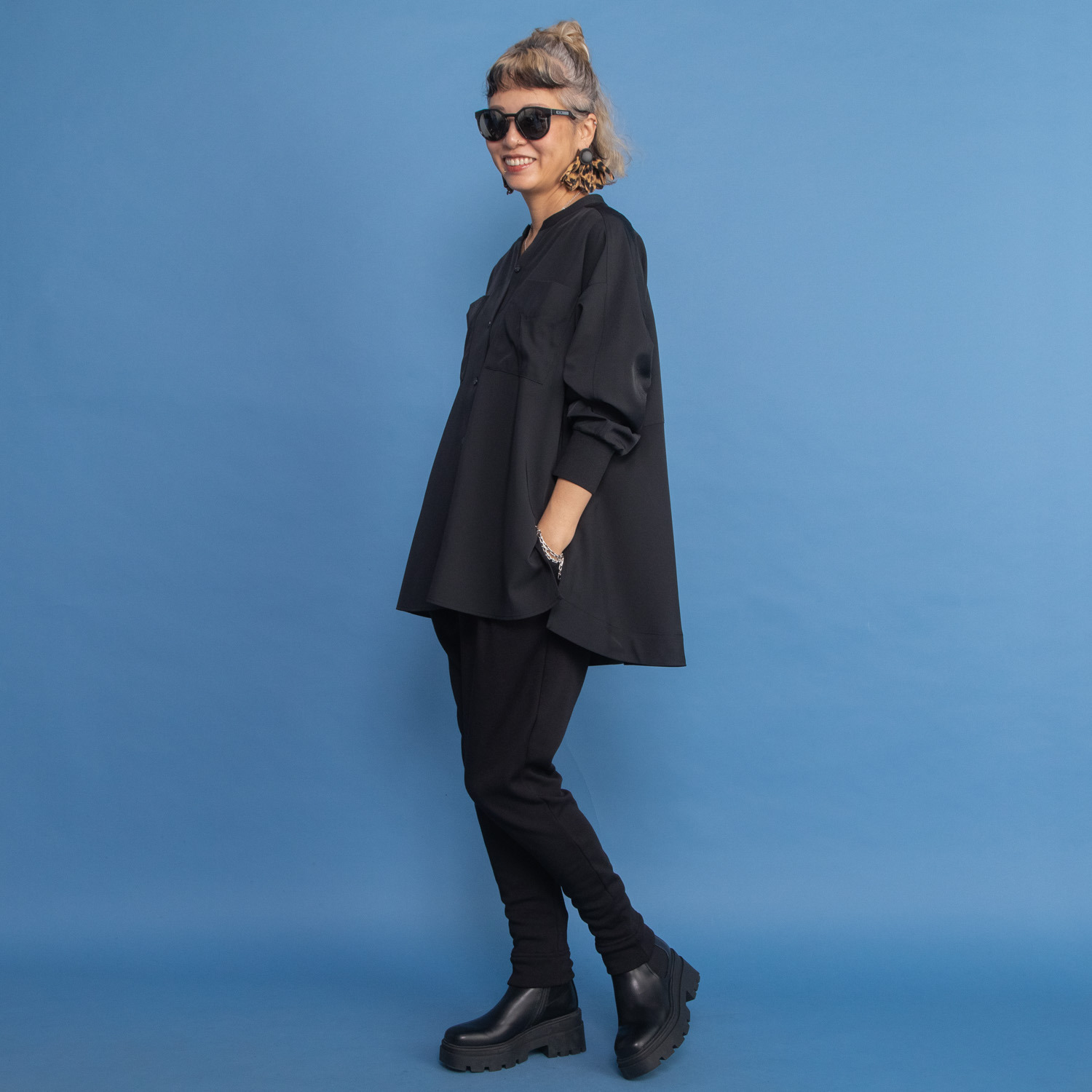 ヨーコモリモト 極上のはき心地 スタイルアップ ジョッパーズパンツ