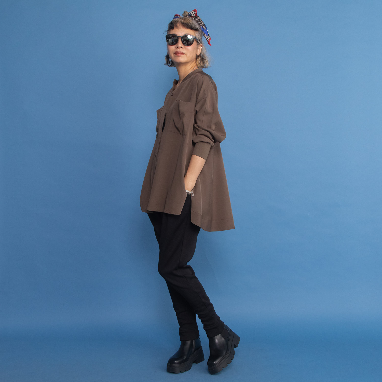 ヨーコモリモト 極上のはき心地 スタイルアップ ジョッパーズパンツ