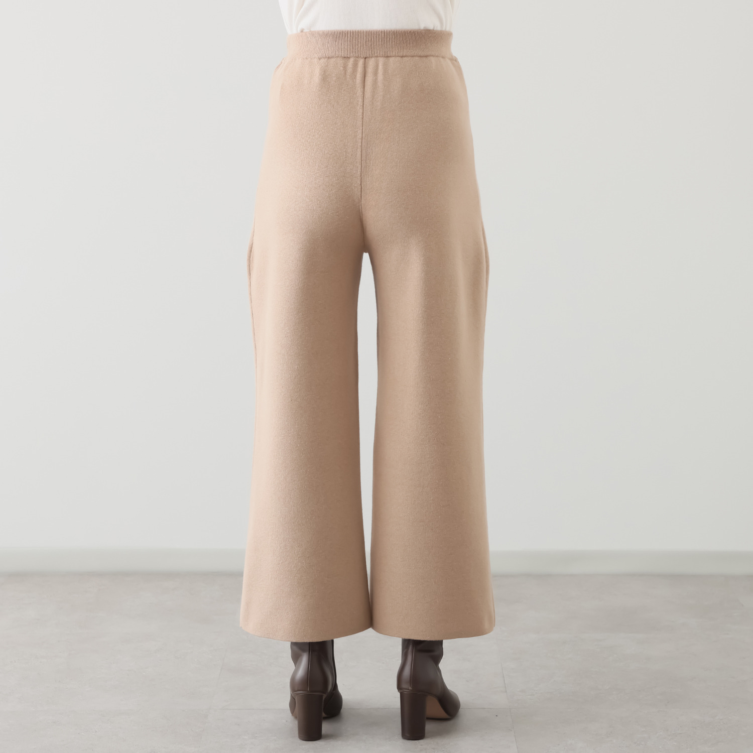 バーチ　ドゥエ 快適着心地！ ニットワイドパンツ