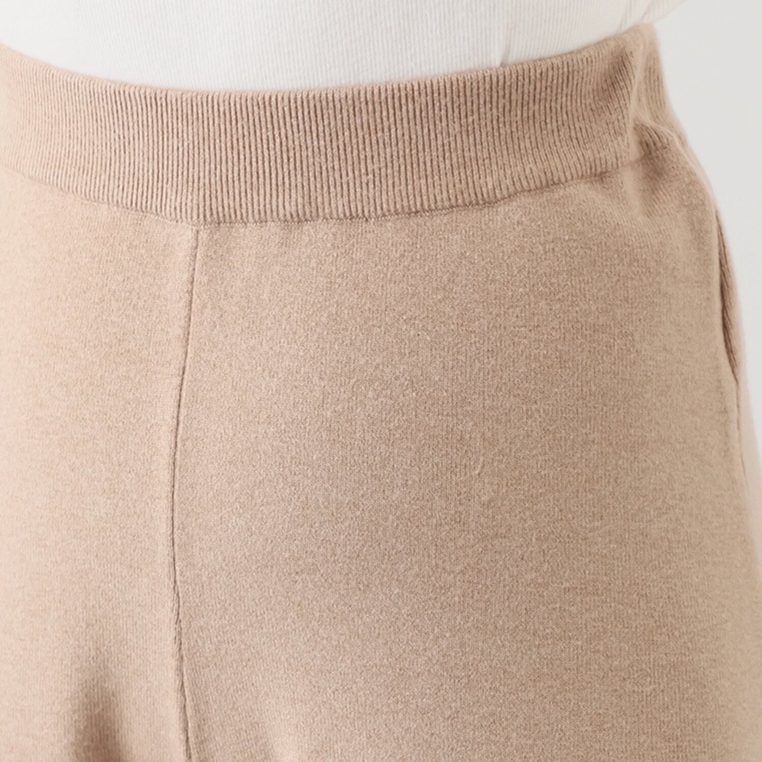 バーチ　ドゥエ 快適着心地！ ニットワイドパンツ