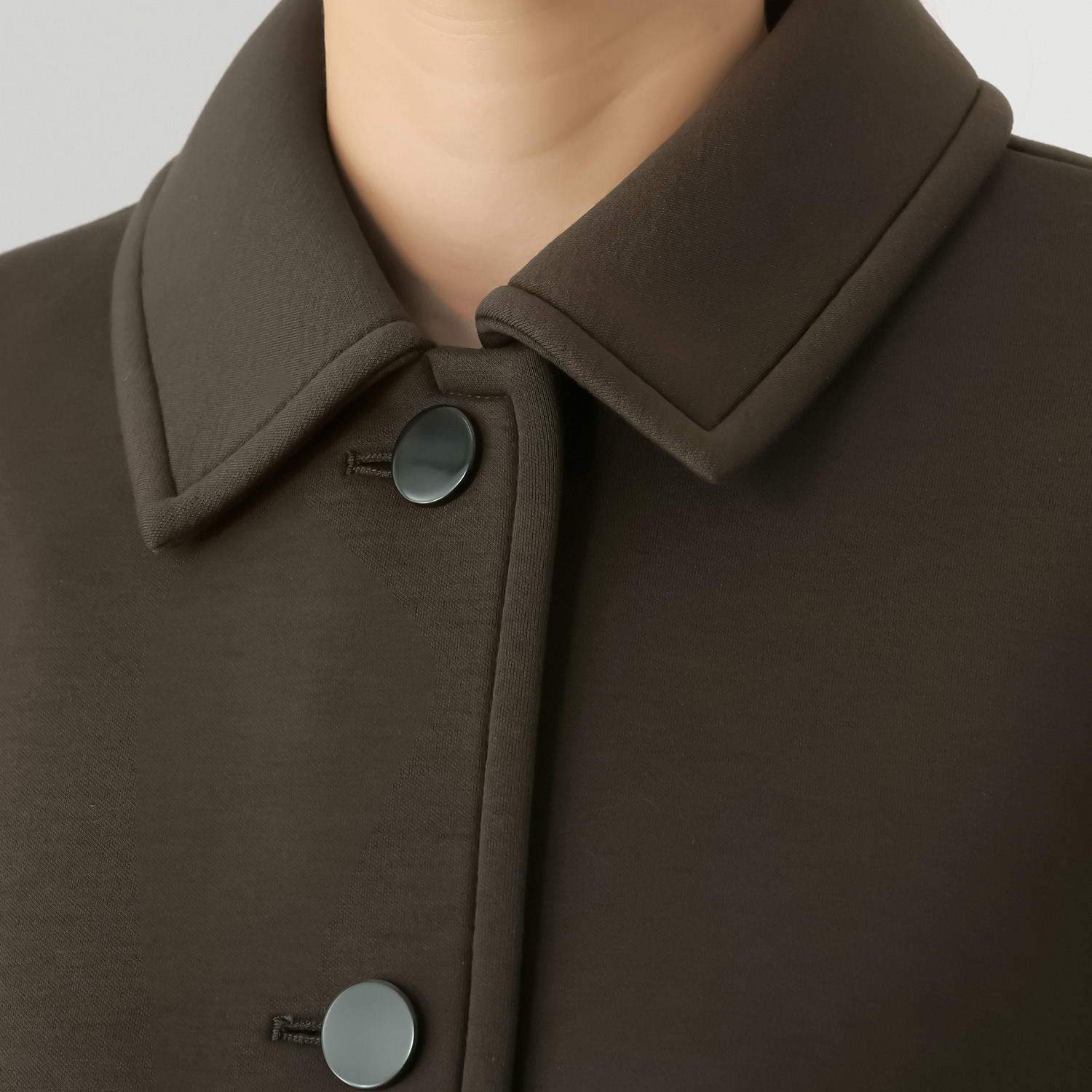 アンリック　オー　ブルー ソフトダンボール スタイリッシュ ステンカラーコート