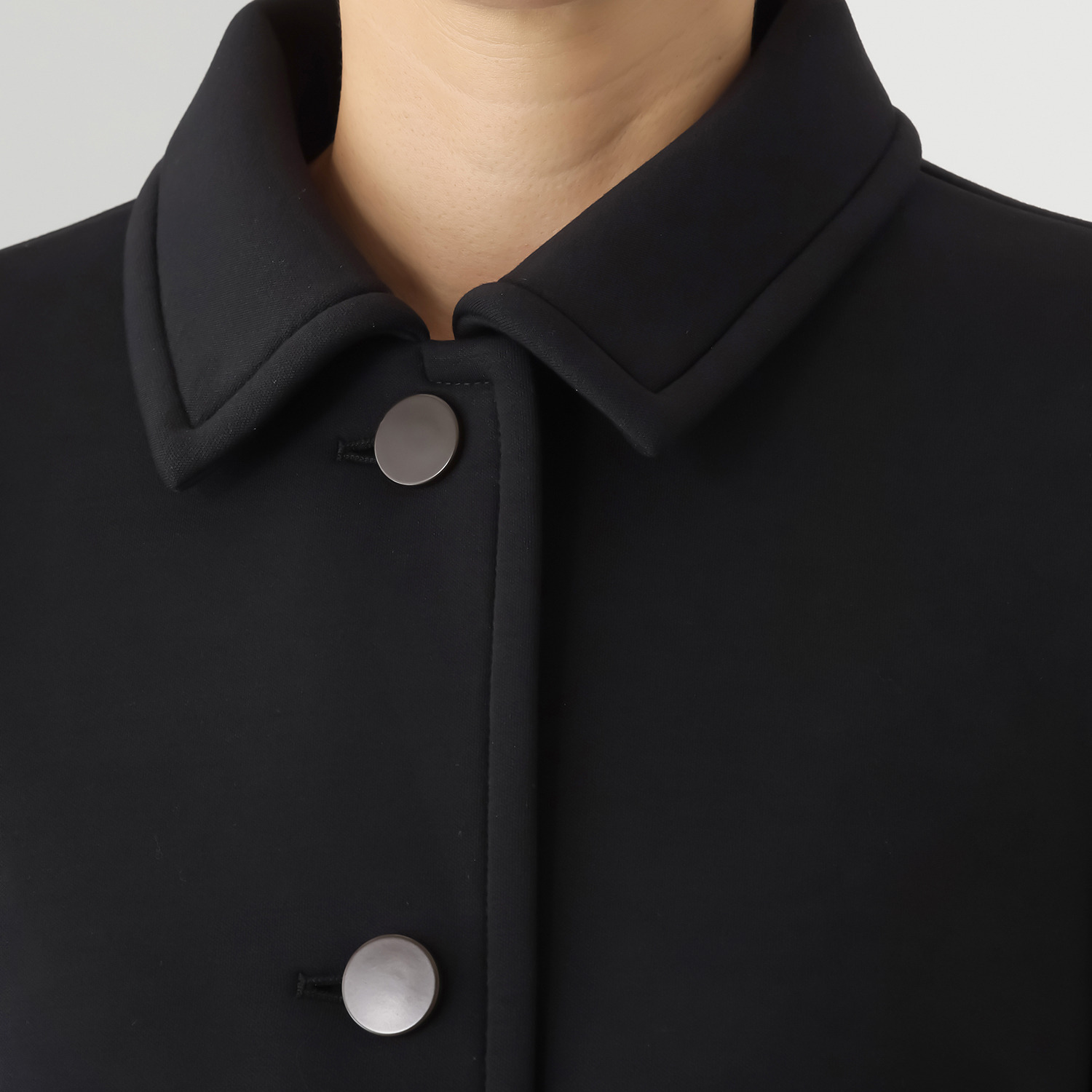 アンリック　オー　ブルー ソフトダンボール スタイリッシュ ステンカラーコート