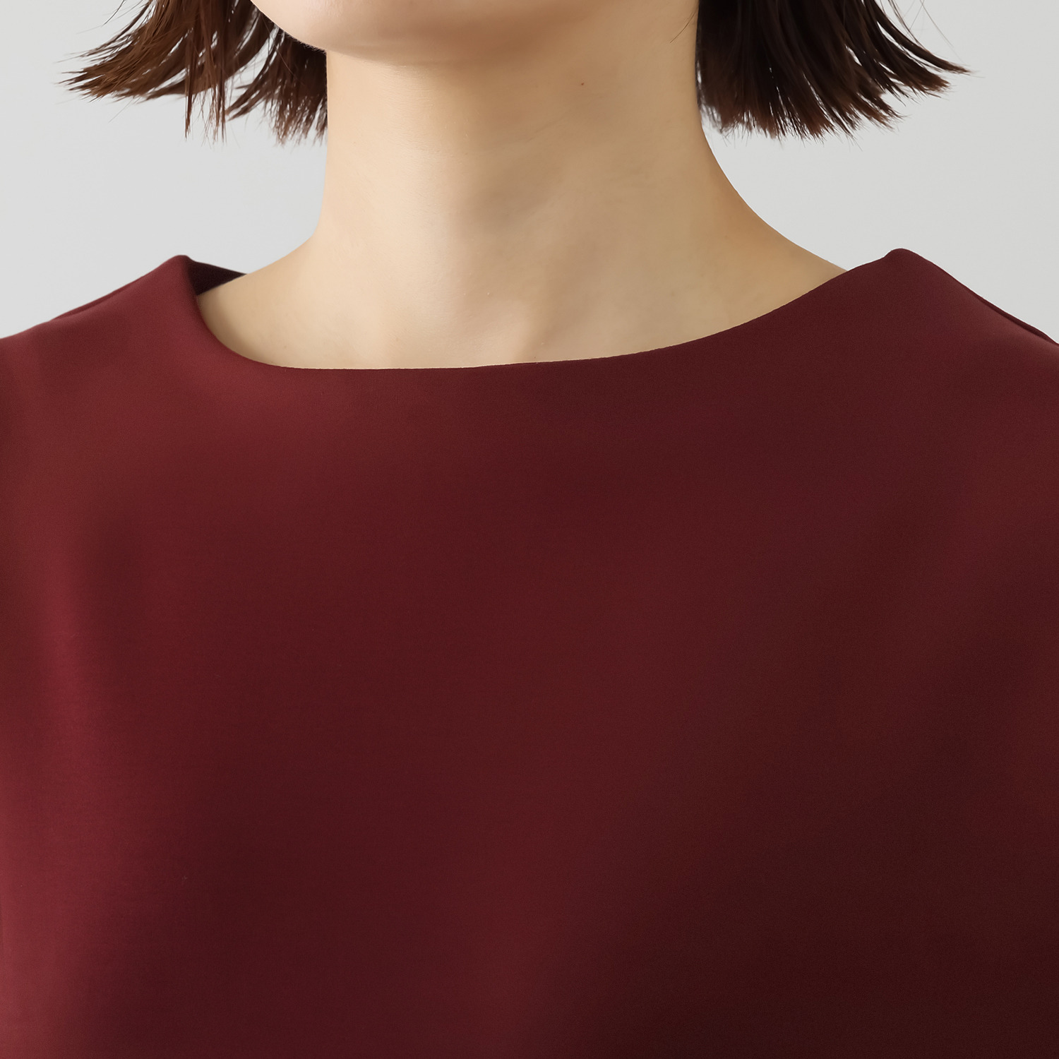 トマケトマ ダンボールニット ウエスト切替 ワンピース