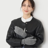 エヌエフ 自社牧場で育った ウール１００％ ニットミトン