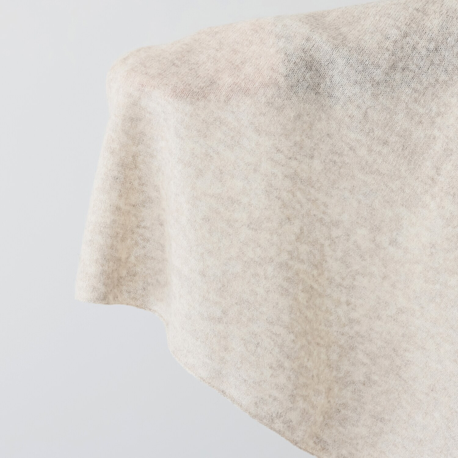 エヌエフ 自社牧場で育った ウール１００％ ニットストール