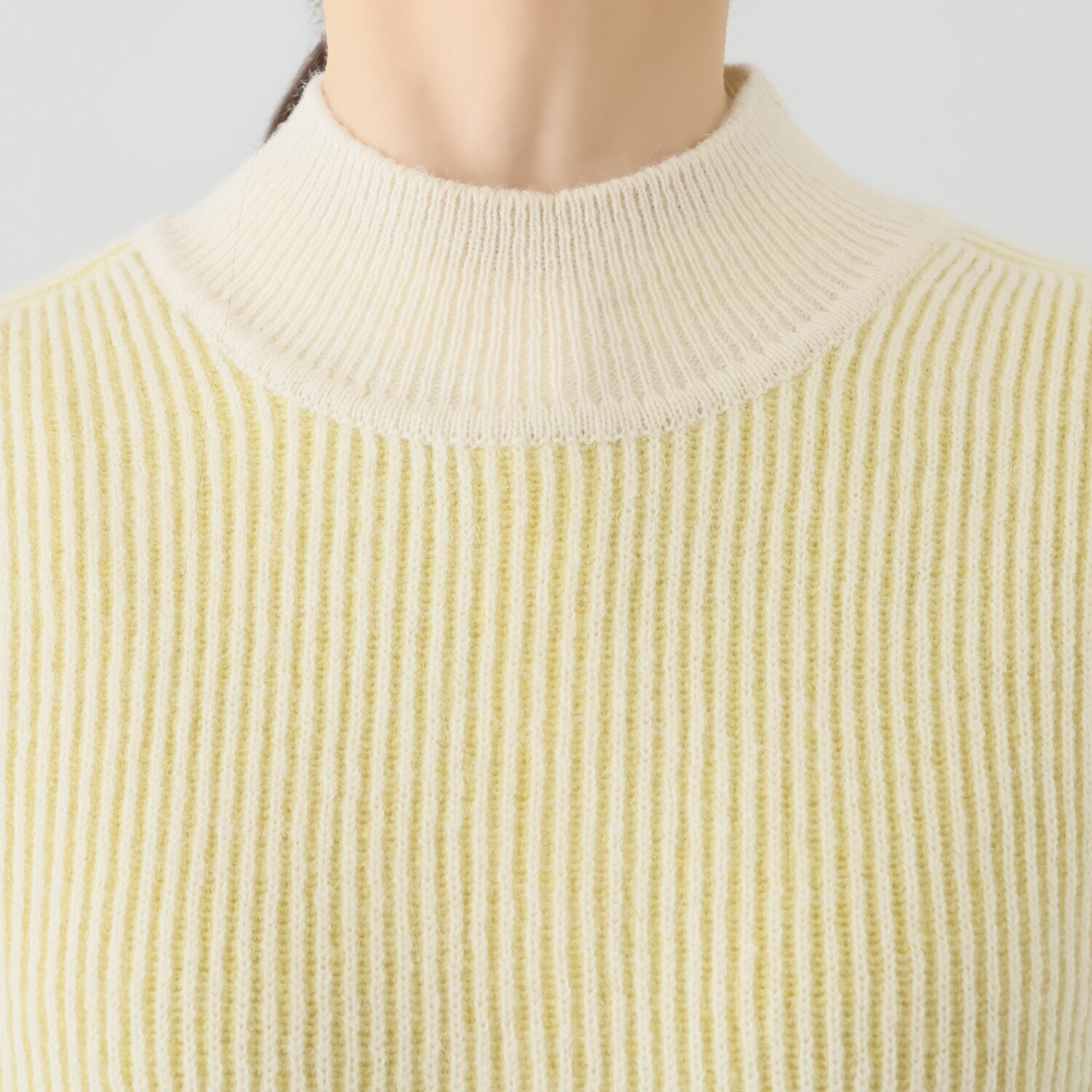 エヌエフ 自社牧場で育った ウール１００％ 畦編ベスト