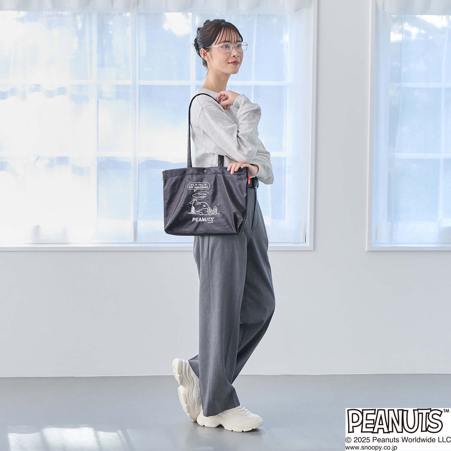 ルートート ピーナッツ メタリック Ａ４トートバッグ