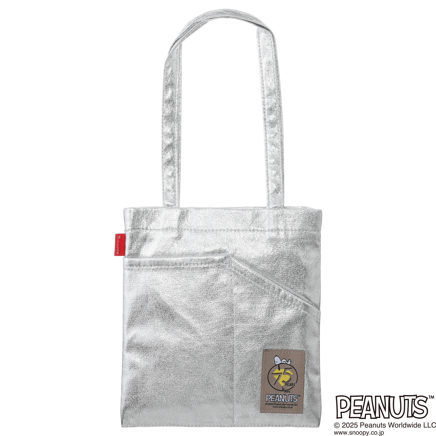 ルートート ピーナッツ メタリック ミニトートバッグ