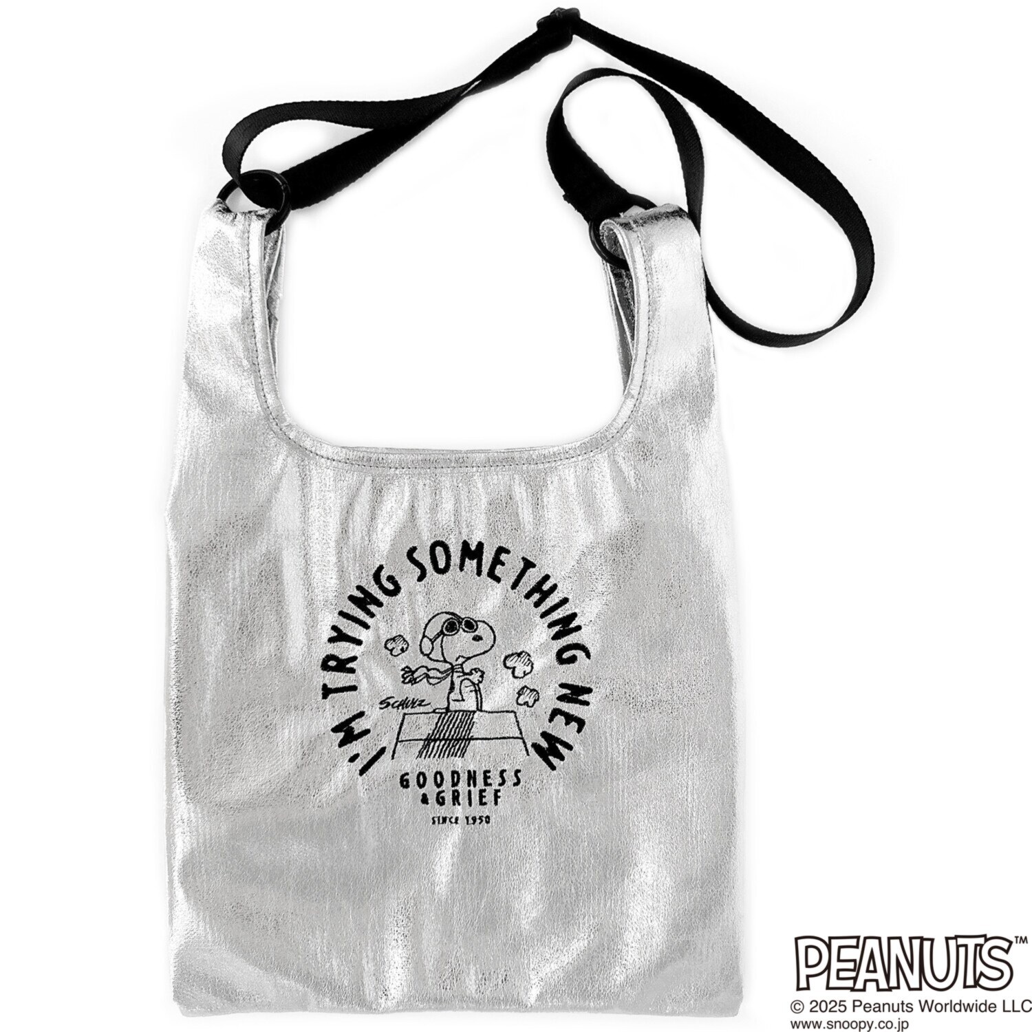 ルートート ピーナッツ メタリック ２ウェイトートバッグ