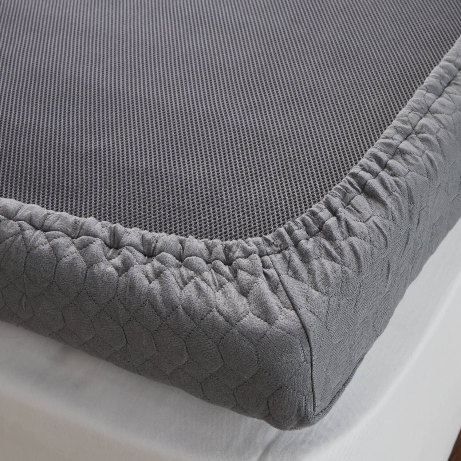 エコラテライズ ２層構造 三つ折りマットレス 専用シーツ ＜ダブル＞