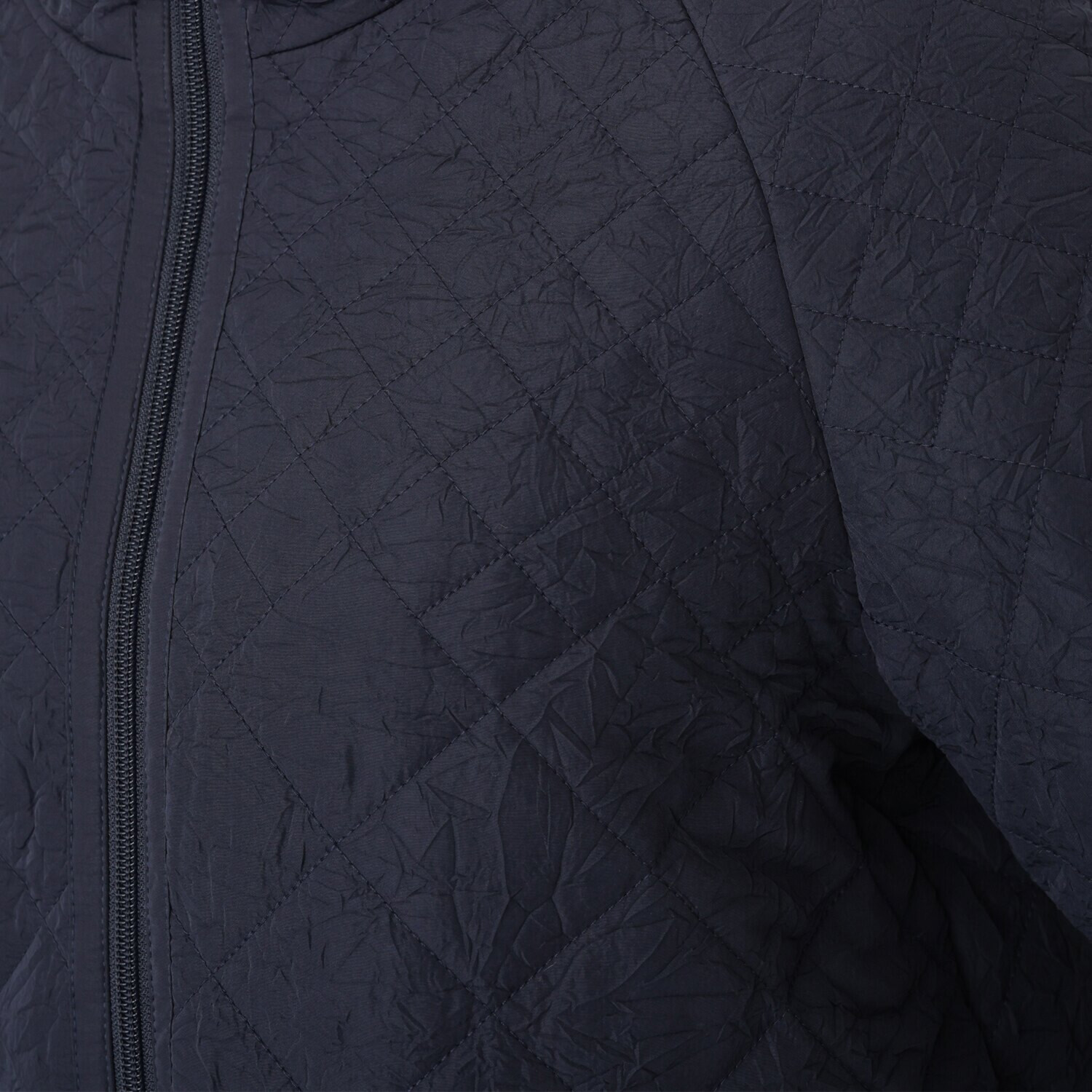 元町ゼラール ワッシャータフタ グラデーションキルト スタンドロングコート