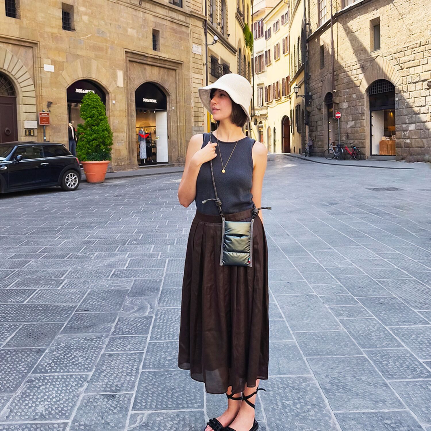 グッシオイタリー キルティング トートバッグ＆ ショルダーバッグセット