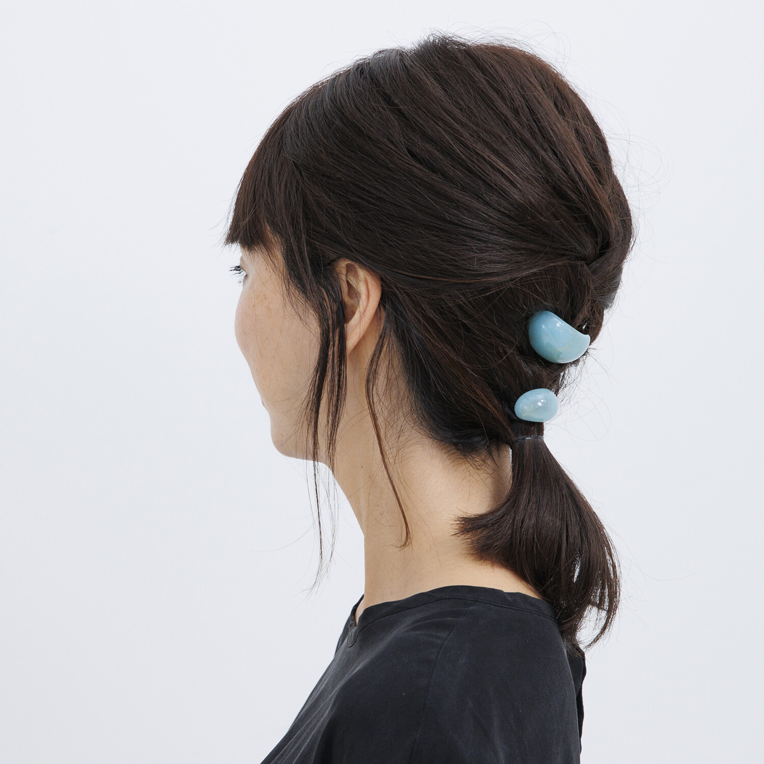 ギンカウィンカ マーブルヘアゴム ２個セット