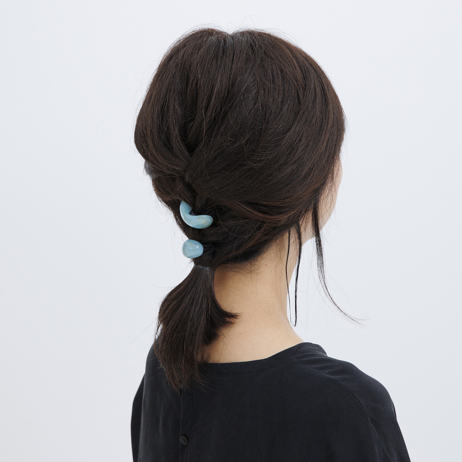 ギンカウィンカ マーブルヘアゴム ２個セット