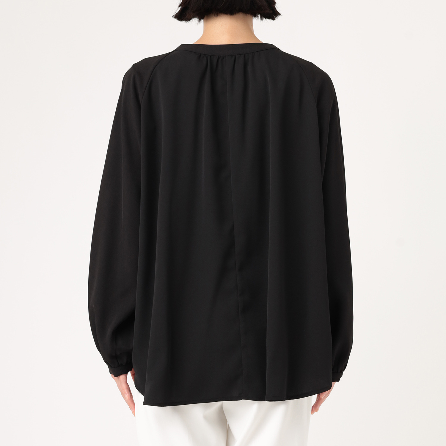 アリュメット ドットフロッキーブラウス