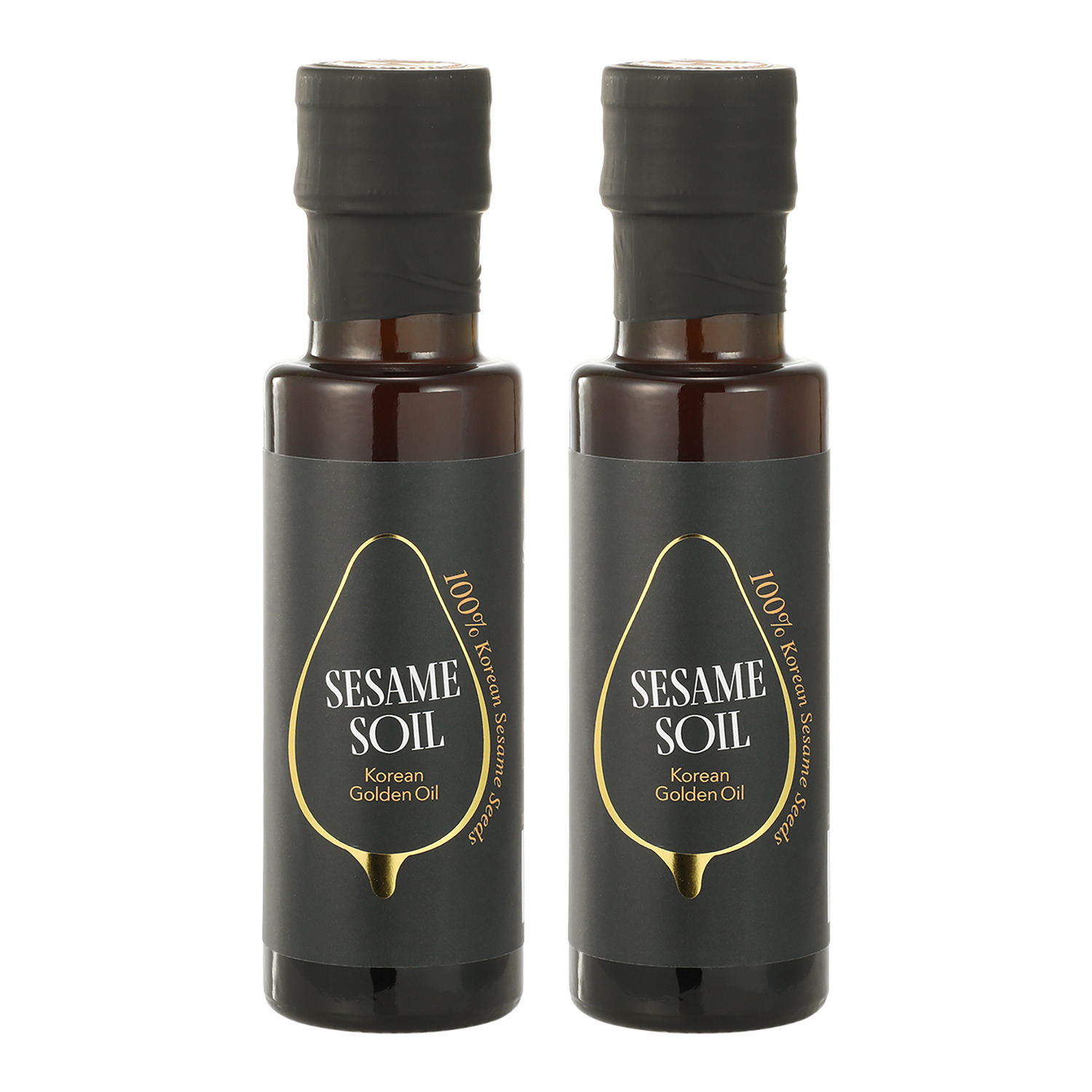 韓国伝統圧搾の 一番搾りごま油 いつものお食事にひとかけ “セサミソイル” ２本セット